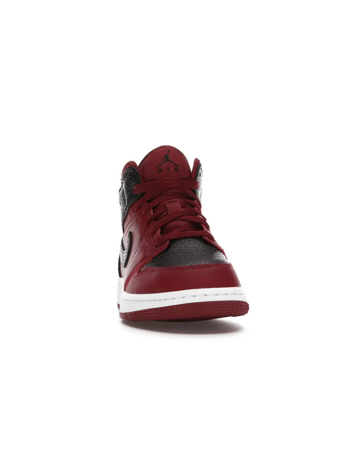 Детские кроссовки с высоким берцем Jordan 1 Mid Jordan — изображение 2 из 4, красный/черный-белый