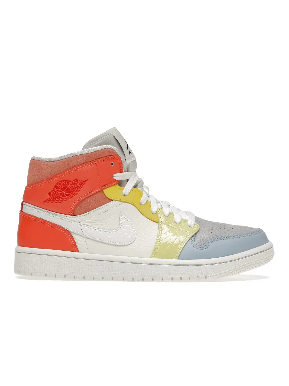 Женские кроссовки из замши и текстиля Jordan 1 Mid Jordan — изображение 1 из 4