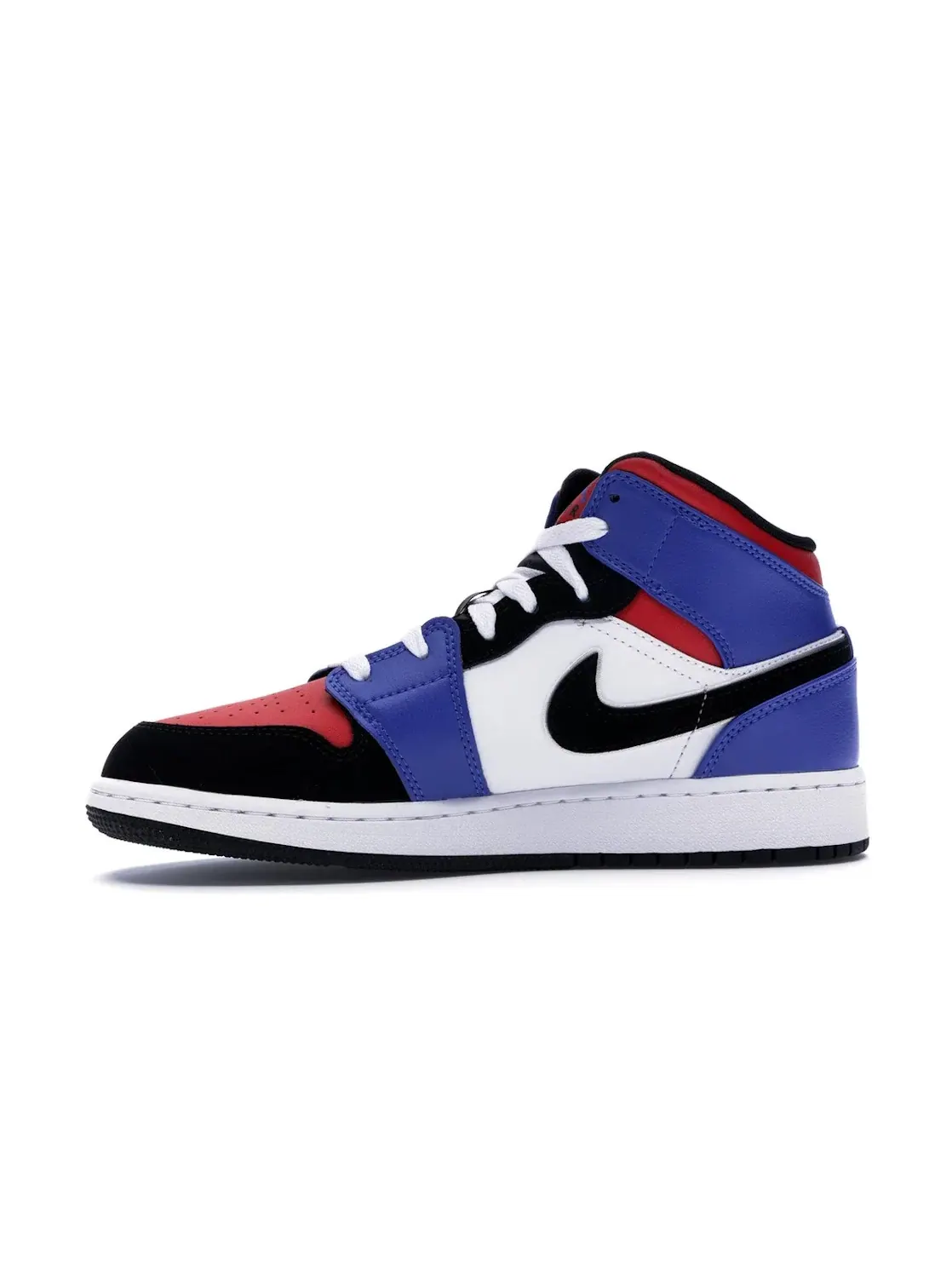 Детские кроссовки с многоцветным верхом Jordan 1 Mid — изображение 3 из 4