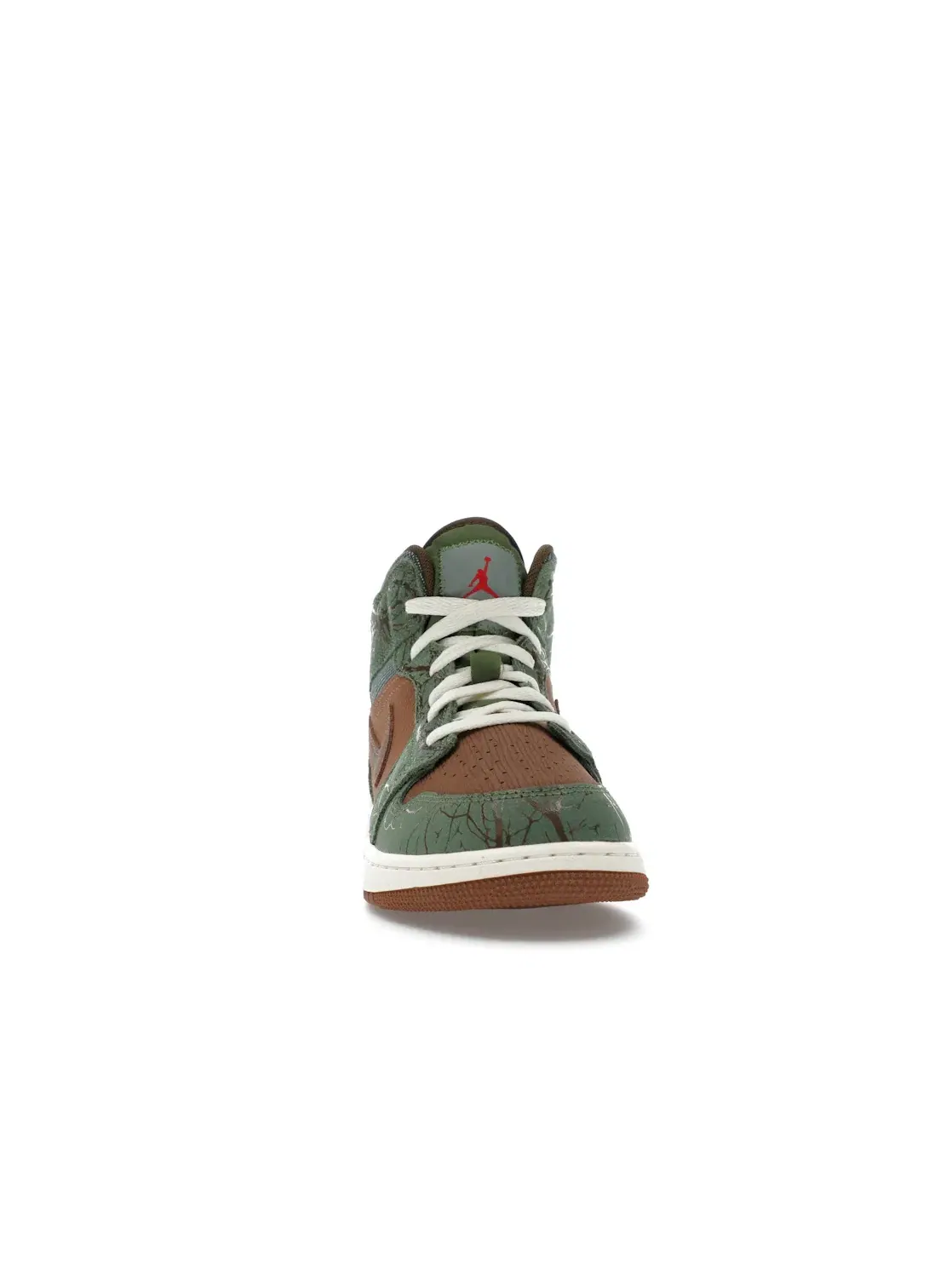 Детские кроссовки Lifestyle с принтом Jordan 1 Mid Treeline Jordan — изображение 2 из 4