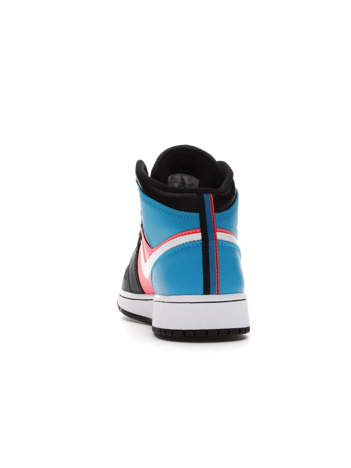 Детские кроссовки с принтом Jordan 1 Mid Tri Color Ribbons Jordan — изображение 4 из 4, черный/синий--белый