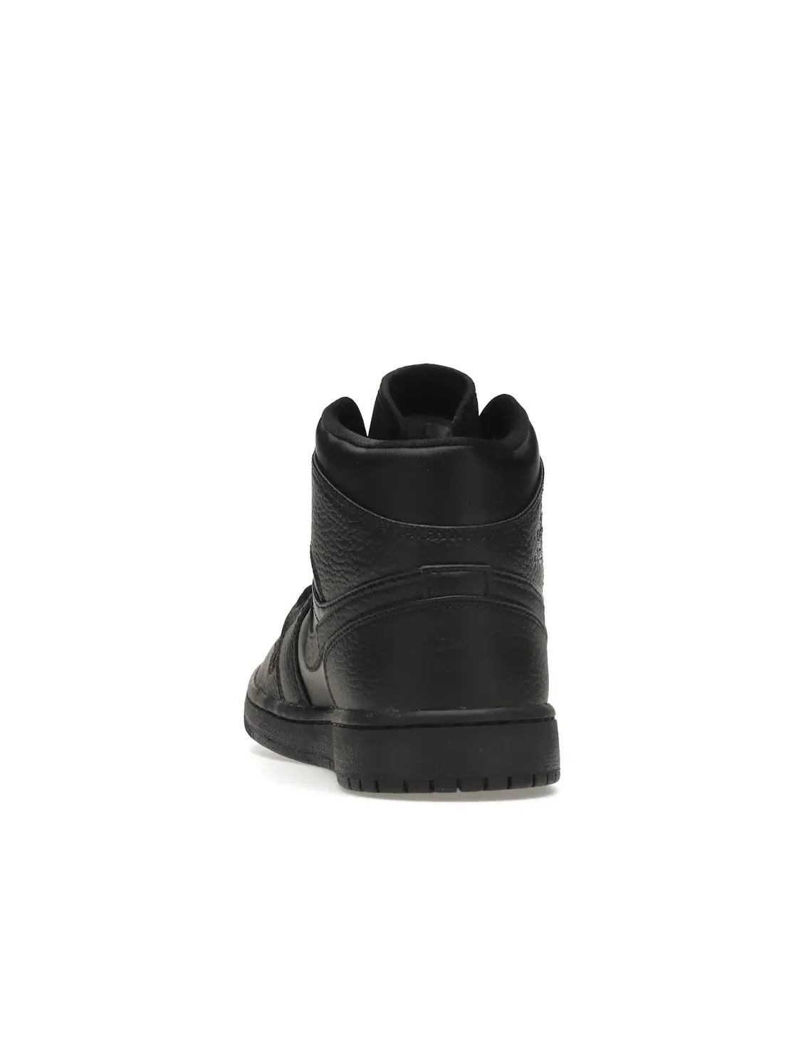 Мужские кроссовки кожаные Jordan 1 Mid — изображение 4 из 4, черный/черный/черный