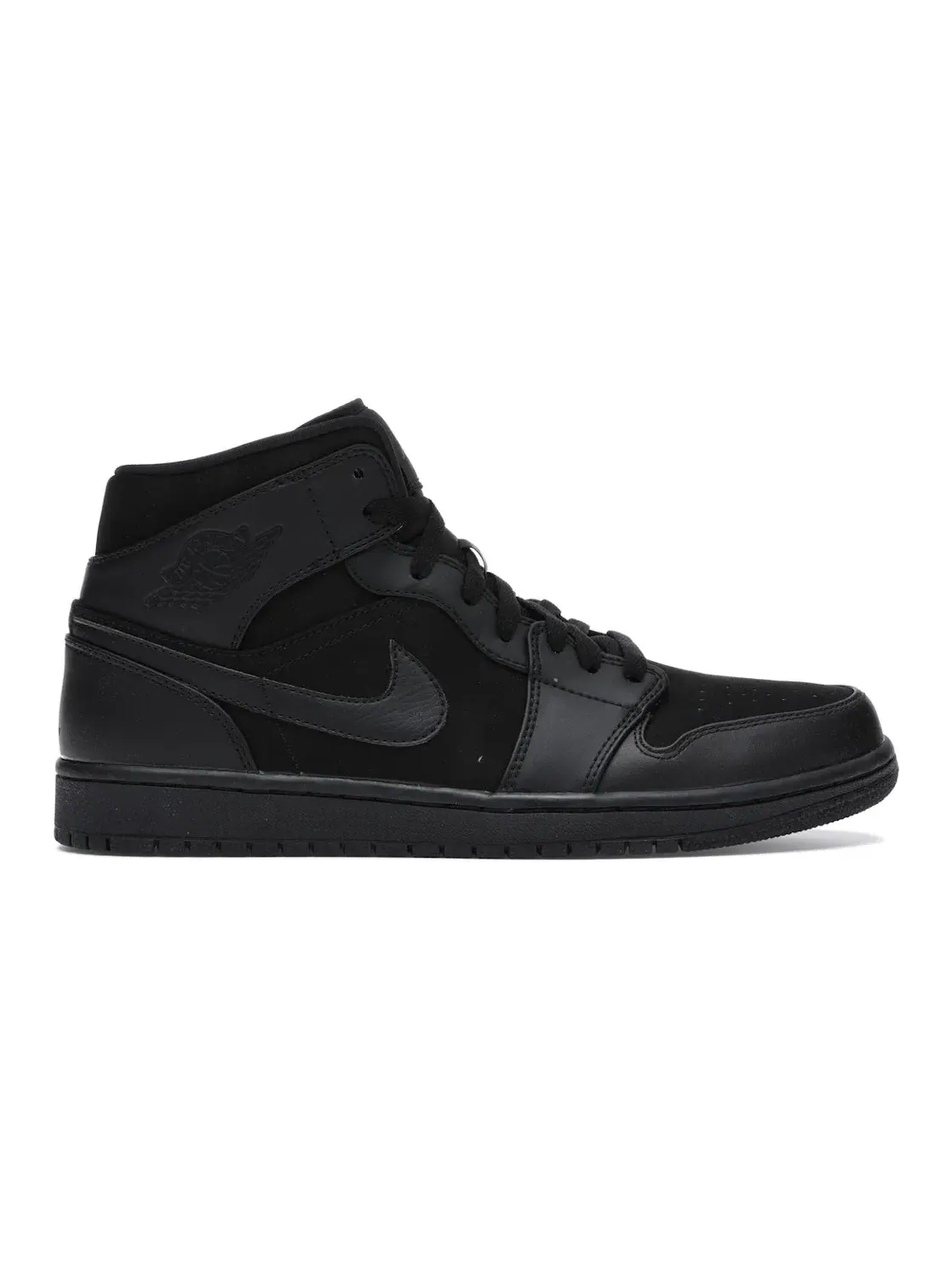 Мужские кроссовки с высоким берцем Jordan 1 Mid Jordan — изображение 1 из 4, черный/черный-черный