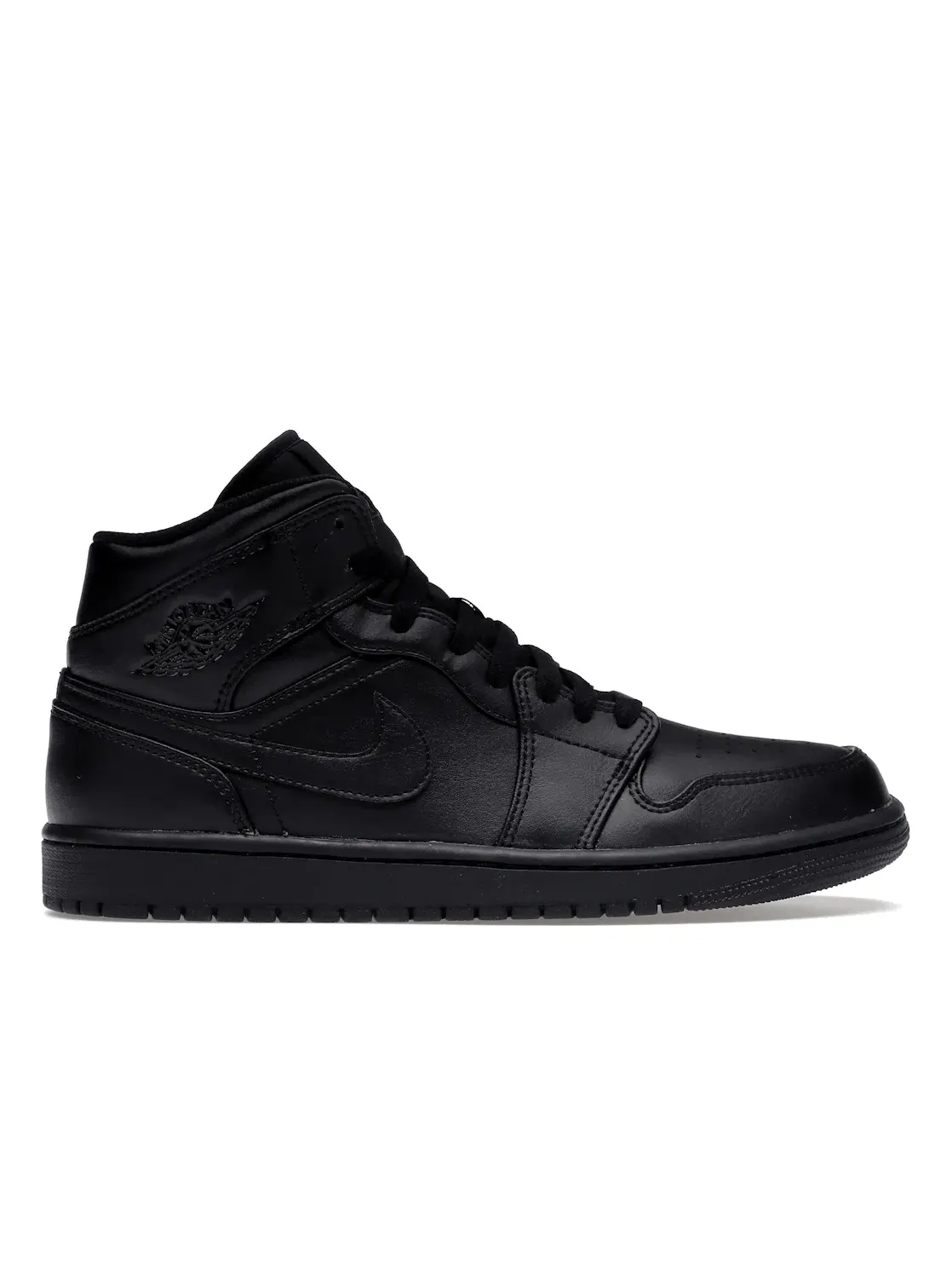 Мужские кроссовки с цельнокроеным верхом Jordan 1 Mid Jordan — изображение 1 из 4, черный/черный/черный