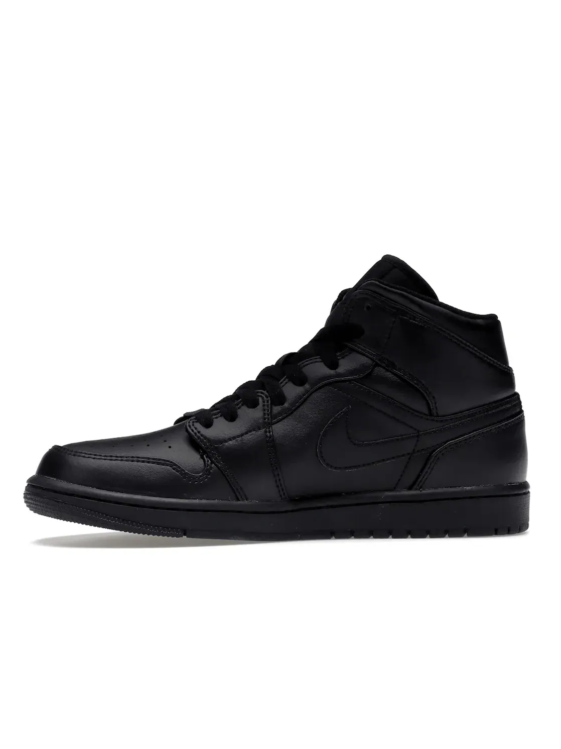 Мужские кроссовки с цельнокроеным верхом Jordan 1 Mid Jordan — изображение 3 из 4, черный/черный/черный