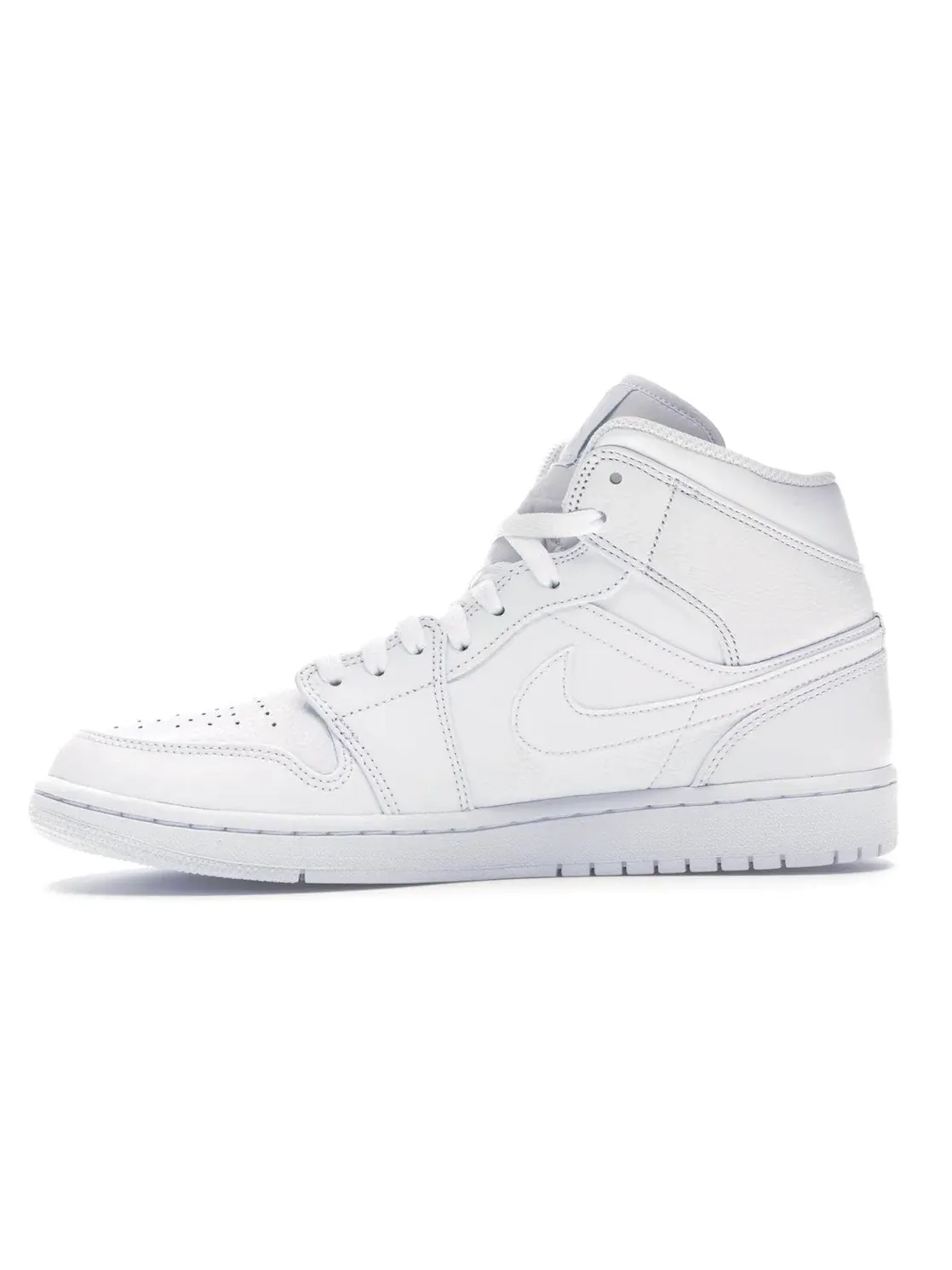 Мужские кроссовки Lifestyle Jordan 1 Mid — изображение 3 из 4, белый/белый-платиновый