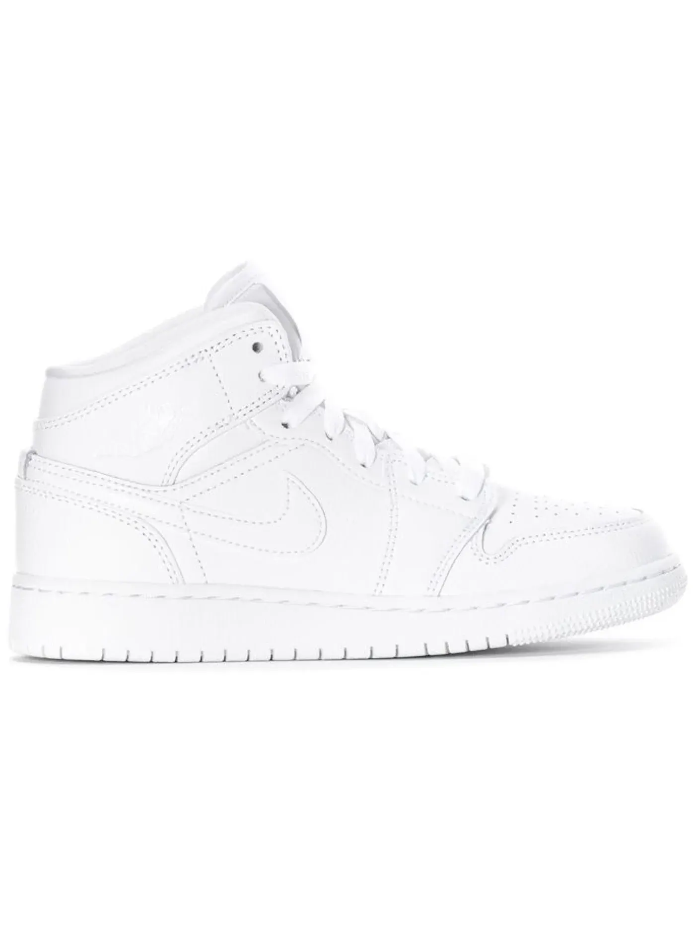 Детские кроссовки Lifestyle Jordan 1 Mid Jordan — изображение 1 из 1, белый/белый-белый