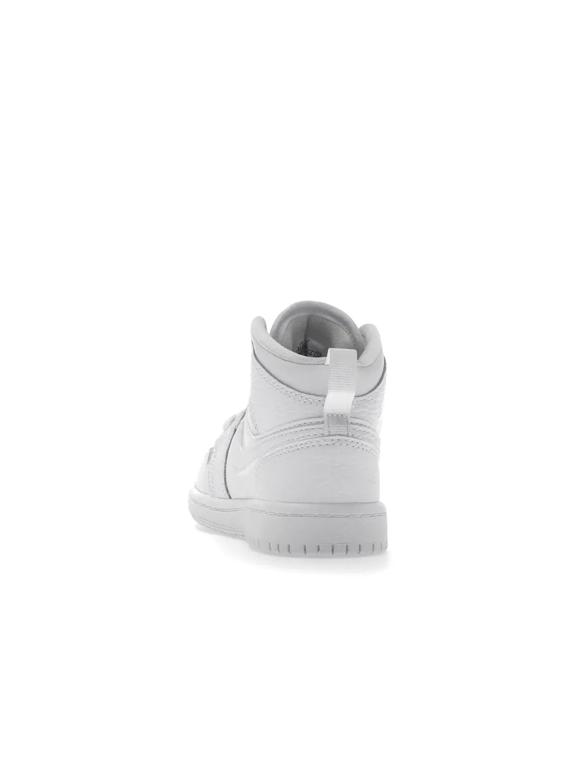 Детские кроссовки для мальчиков белые Jordan 1 Mid Jordan — изображение 4 из 4, белый белый белый