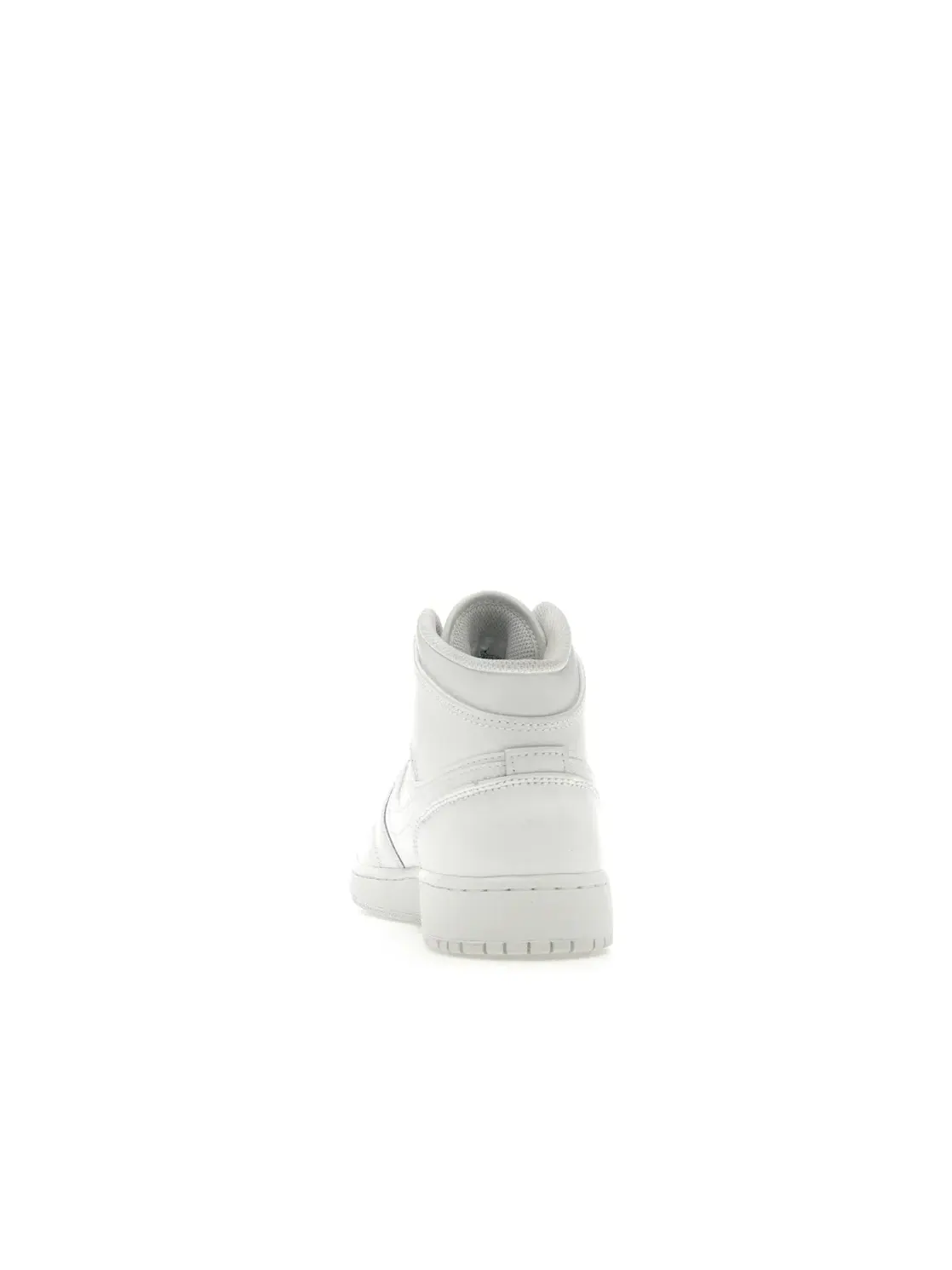 Детские кроссовки кожаные модель Jordan 1 Mid Jordan — изображение 4 из 4, белый белый белый