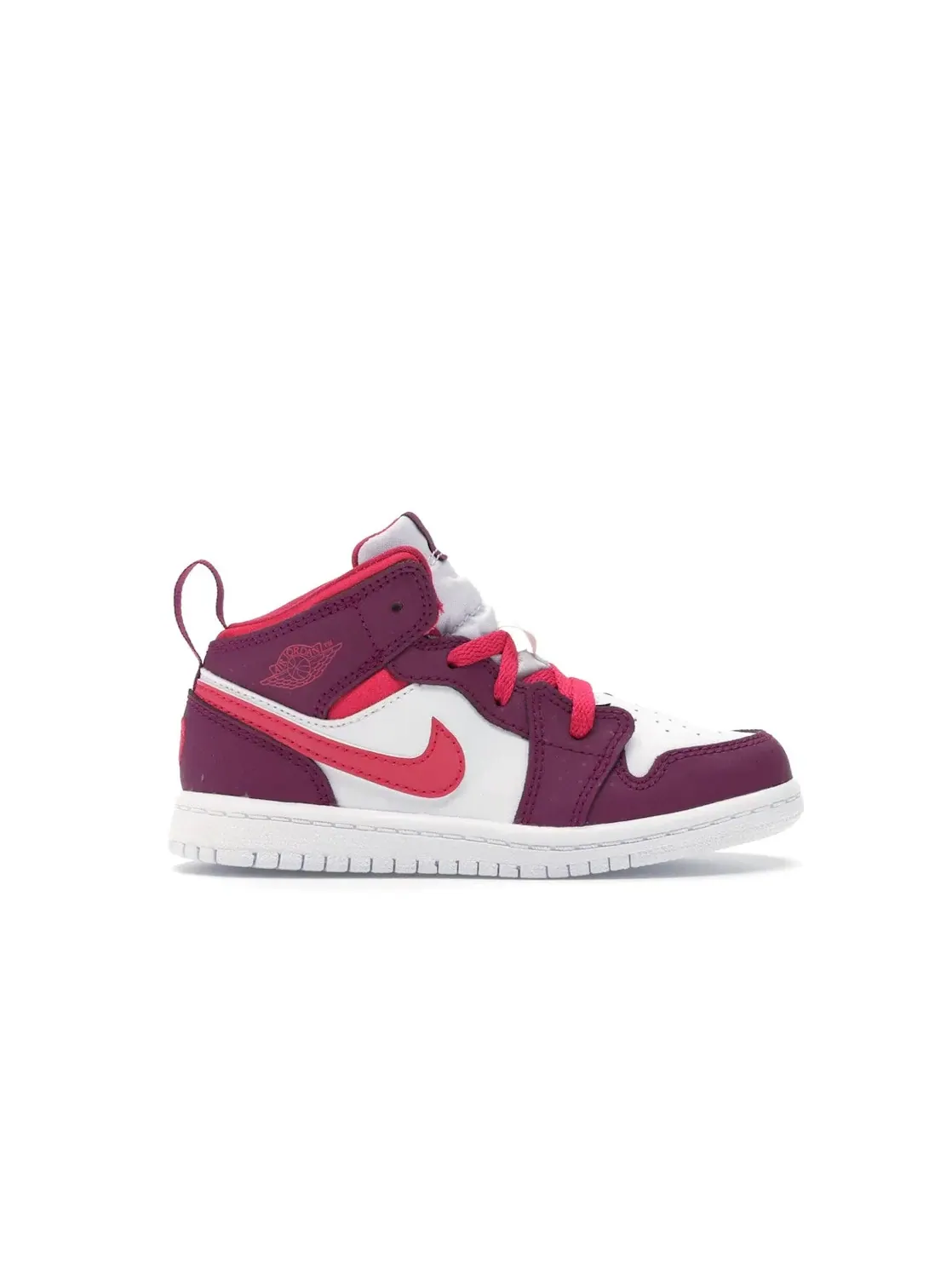 Детские кроссовки Lifestyle Jordan 1 Mid Jordan — изображение 1 из 4, розовый-белый