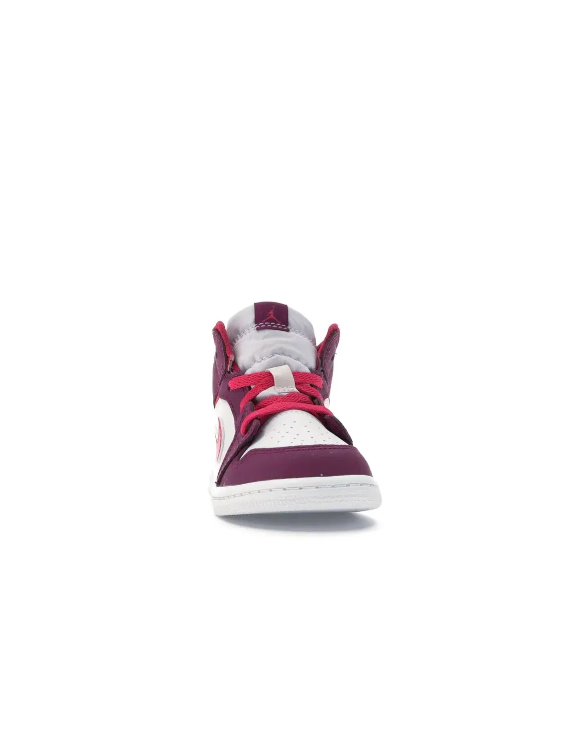Детские кроссовки Lifestyle Jordan 1 Mid Jordan — изображение 2 из 4, розовый-белый