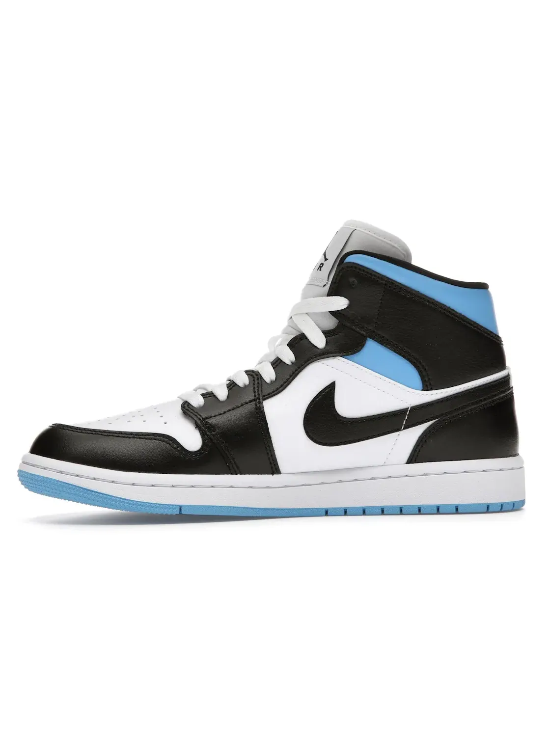 Женские кроссовки Lifestyle с принтом Jordan 1 Mid Jordan — изображение 3 из 4, белый/черный-синий