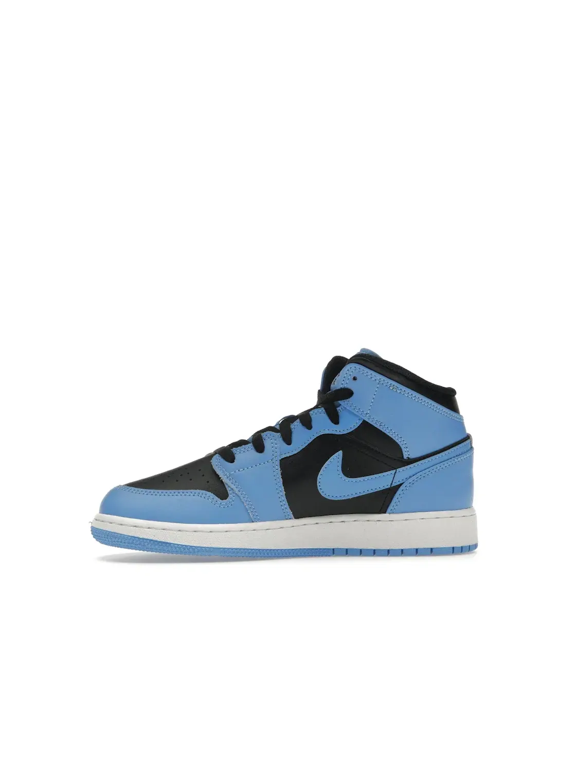 Детские кроссовки с кожаным верхом Jordan 1 Mid Jordan — изображение 3 из 4, синий/белый/черный