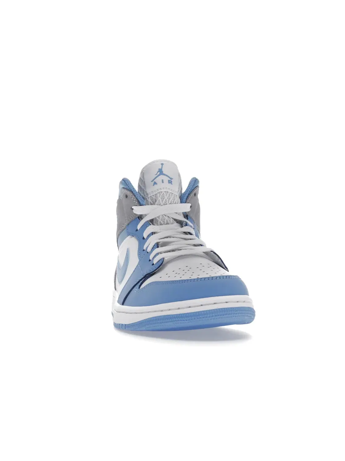 Мужские кроссовки с принтом Jordan 1 Mid Jordan — изображение 2 из 4, синий/серый