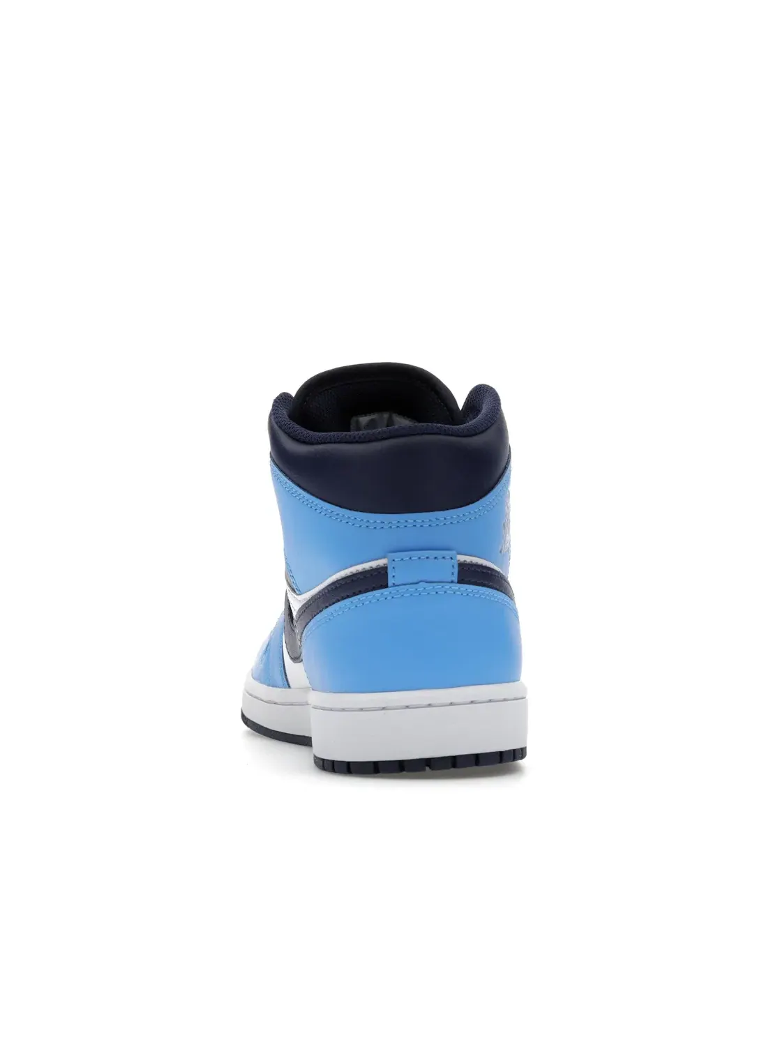 Мужские кроссовки с кожаным верхом Jordan 1 Mid — изображение 4 из 4, синий/белый//темно-синий