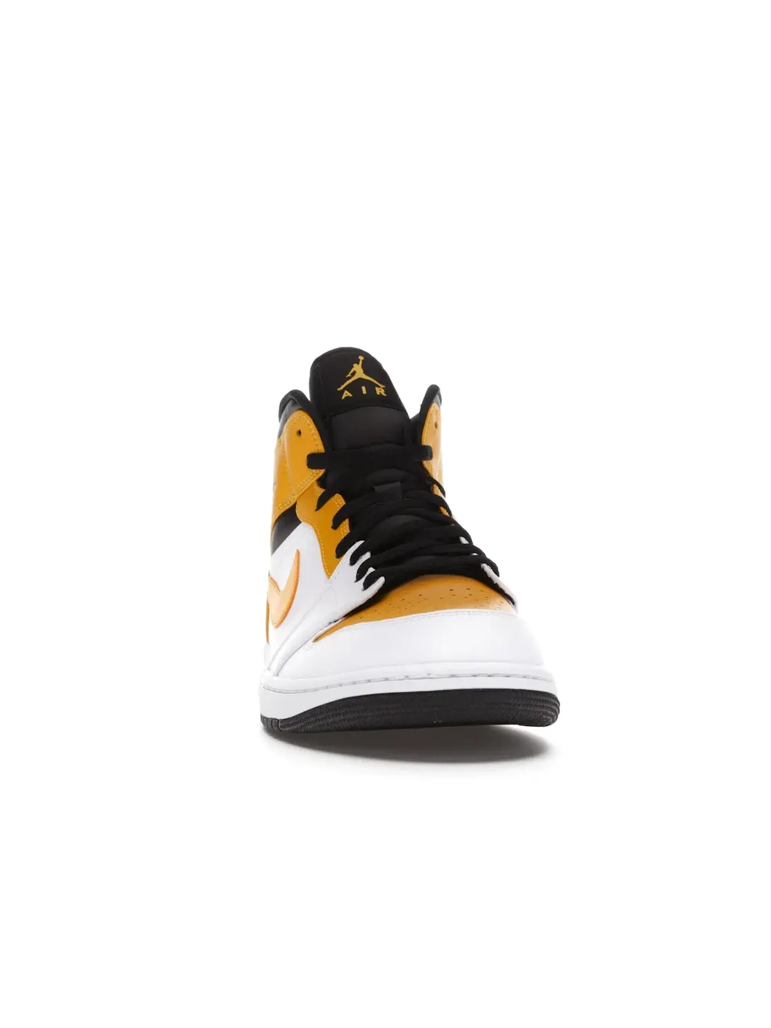 Мужские кроссовки с цветной вставкой Jordan 1 Mid — изображение 2 из 4, белый/золотистый-черный