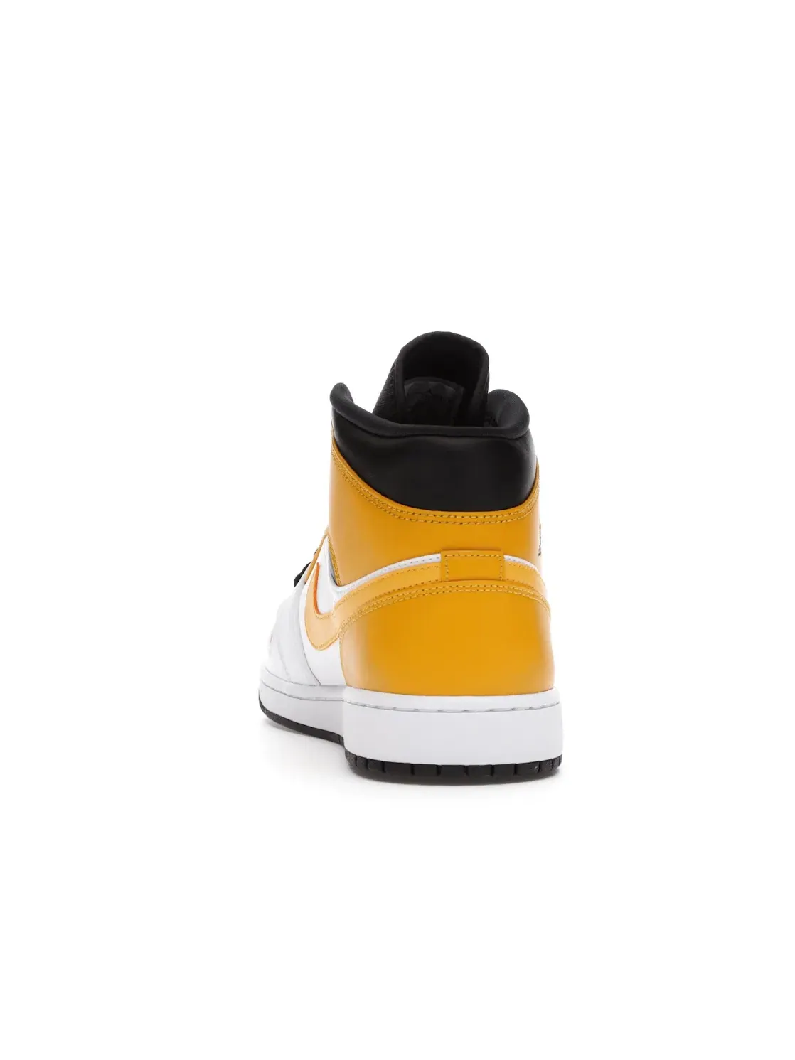 Мужские кроссовки с цветной вставкой Jordan 1 Mid — изображение 4 из 4, белый/золотистый-черный