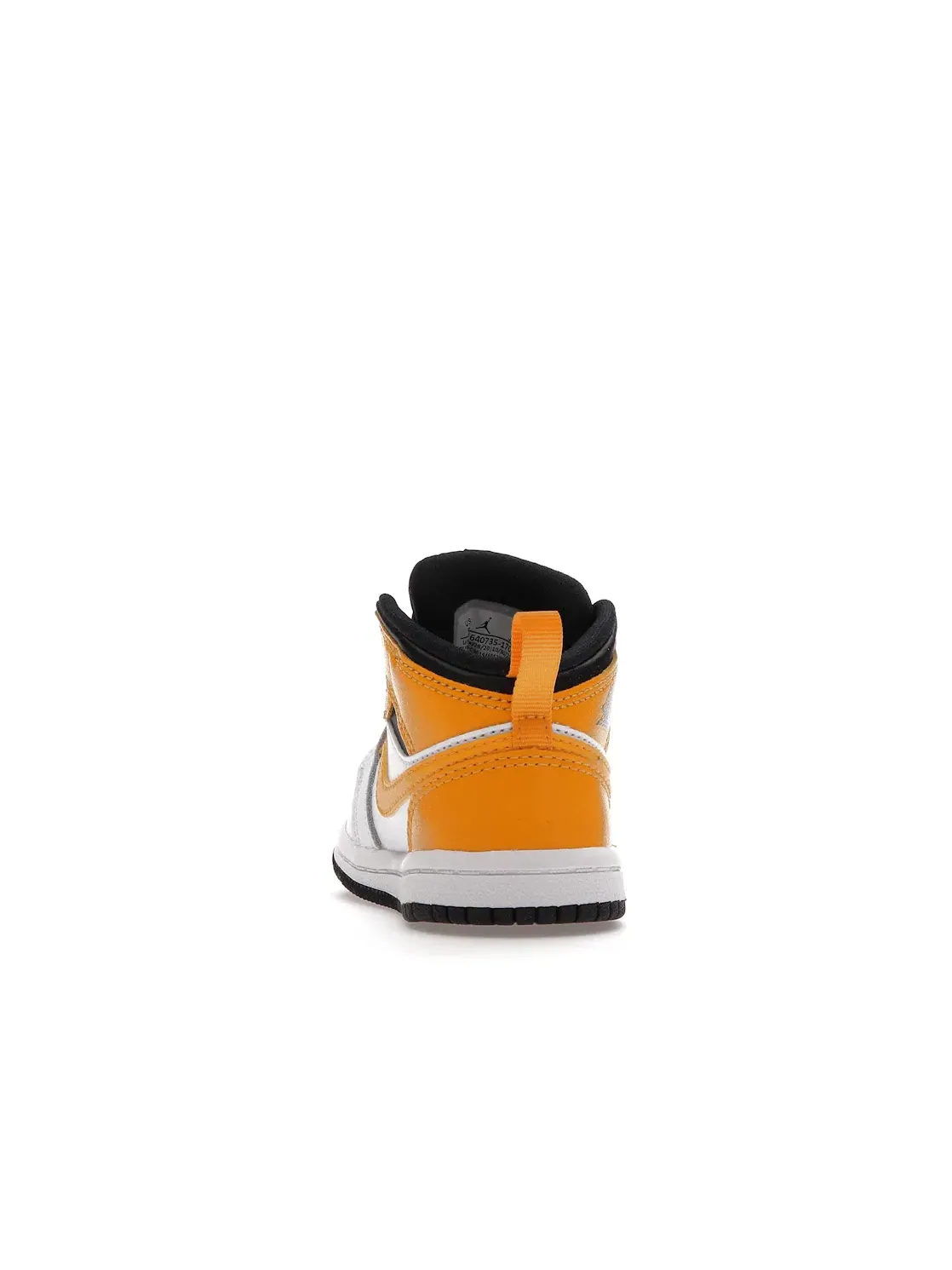 Детские кроссовки с высоким берцем Jordan 1 Mid University Gold — изображение 4 из 4, белый/золотистый-черный