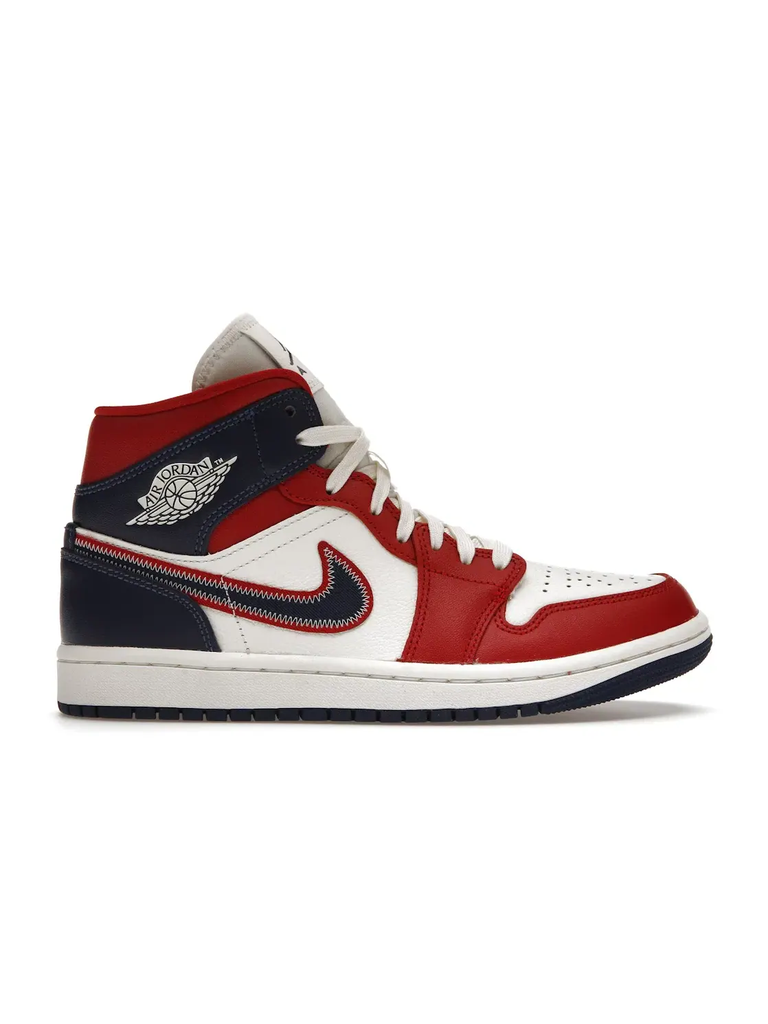 Женские кроссовки с принтом Jordan 1 Mid USA Jordan — изображение 1 из 4