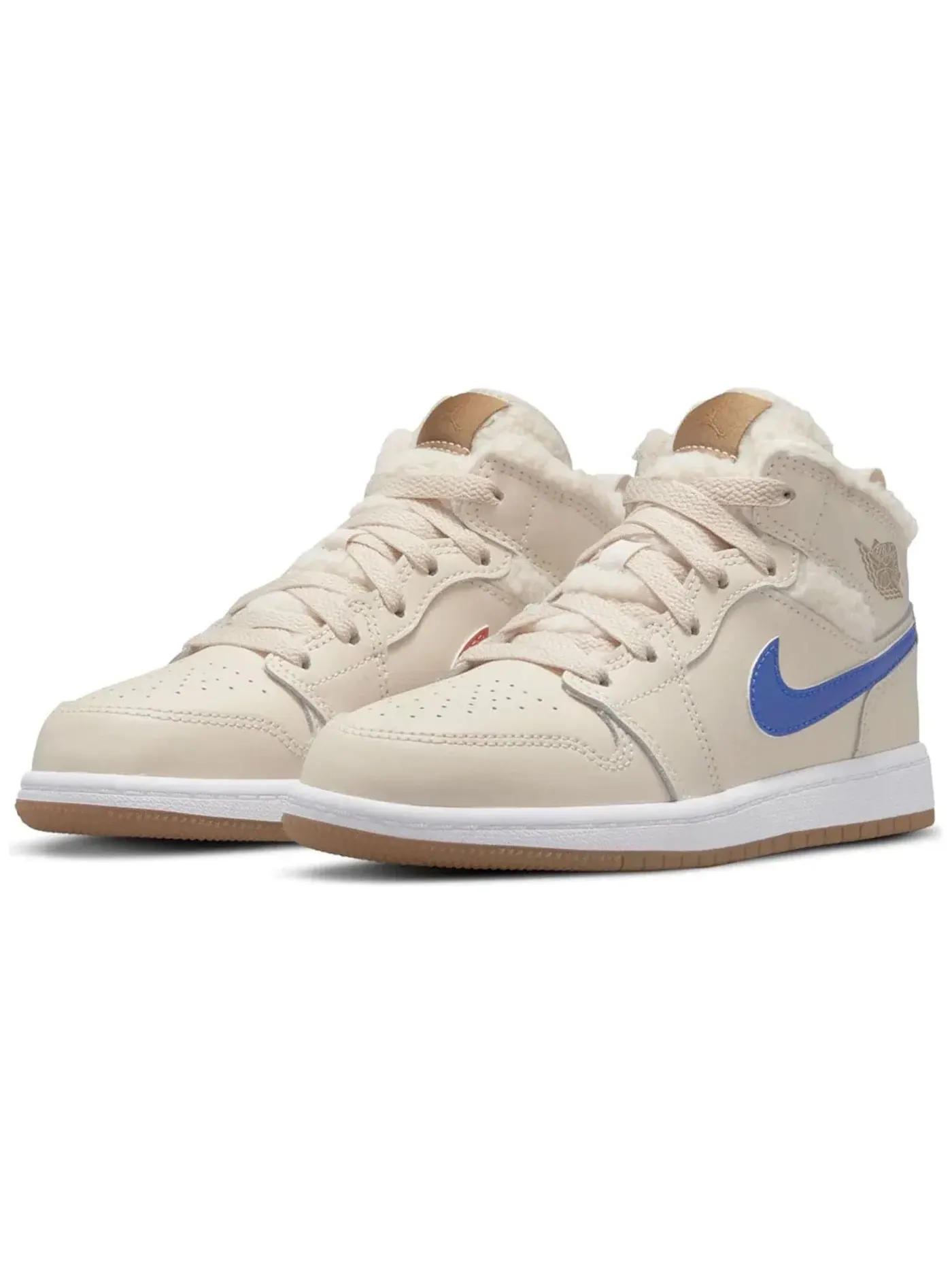 Детские кроссовки Lifestyle с модельным номером Jordan 1 Mid Utility Jordan — изображение 2 из 3, белый/синий-темный