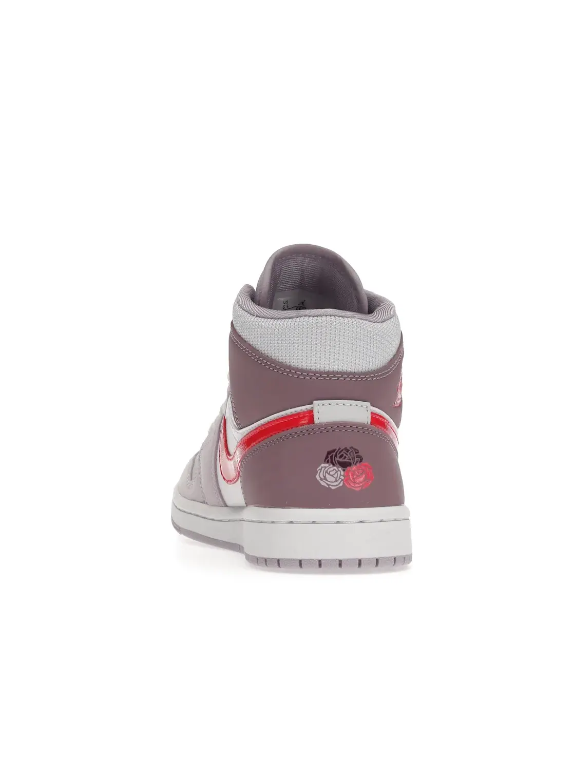 Женские кроссовки Lifestyle с принтом Jordan 1 Mid Jordan — изображение 4 из 4, белый/розовый