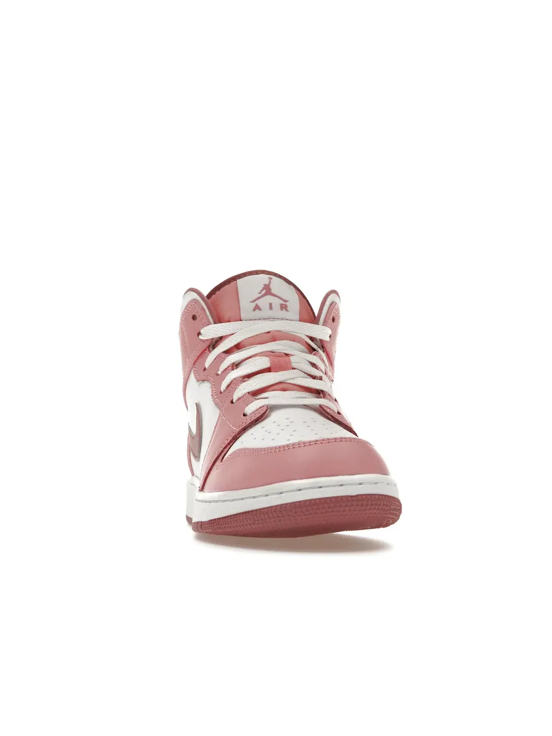 Детские кроссовки с перфорацией Jordan 1 Mid Jordan — изображение 2 из 4, белый