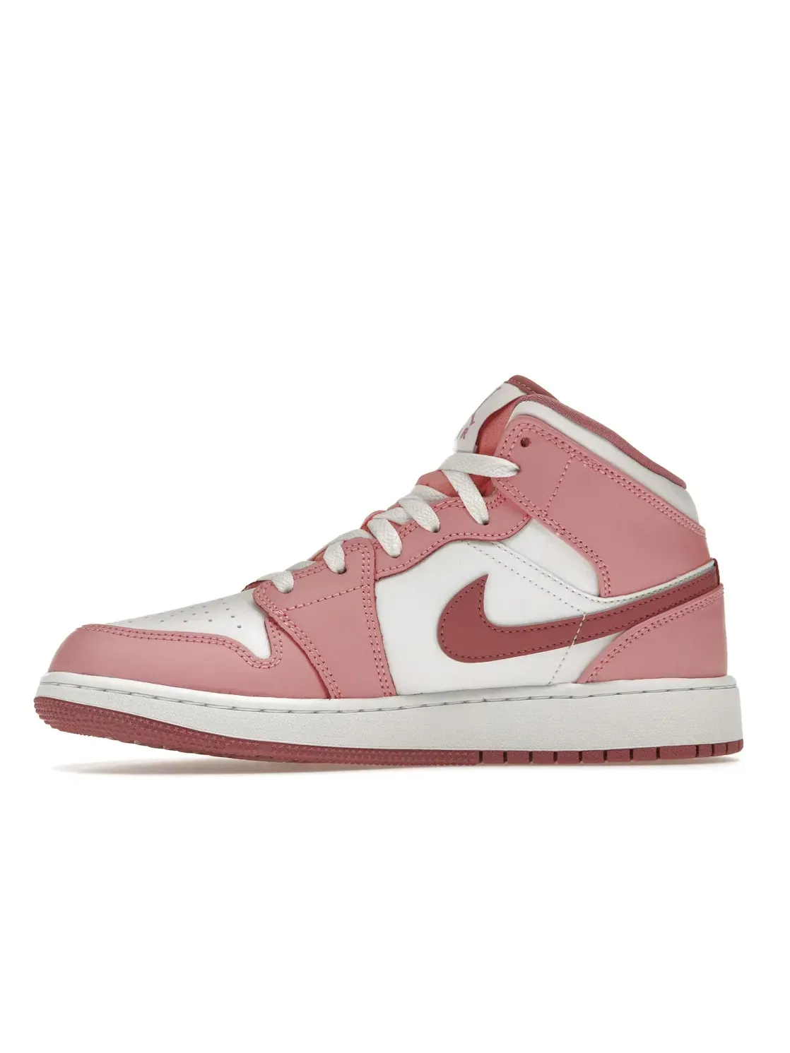 Детские кроссовки с перфорацией Jordan 1 Mid Jordan — изображение 3 из 4, белый