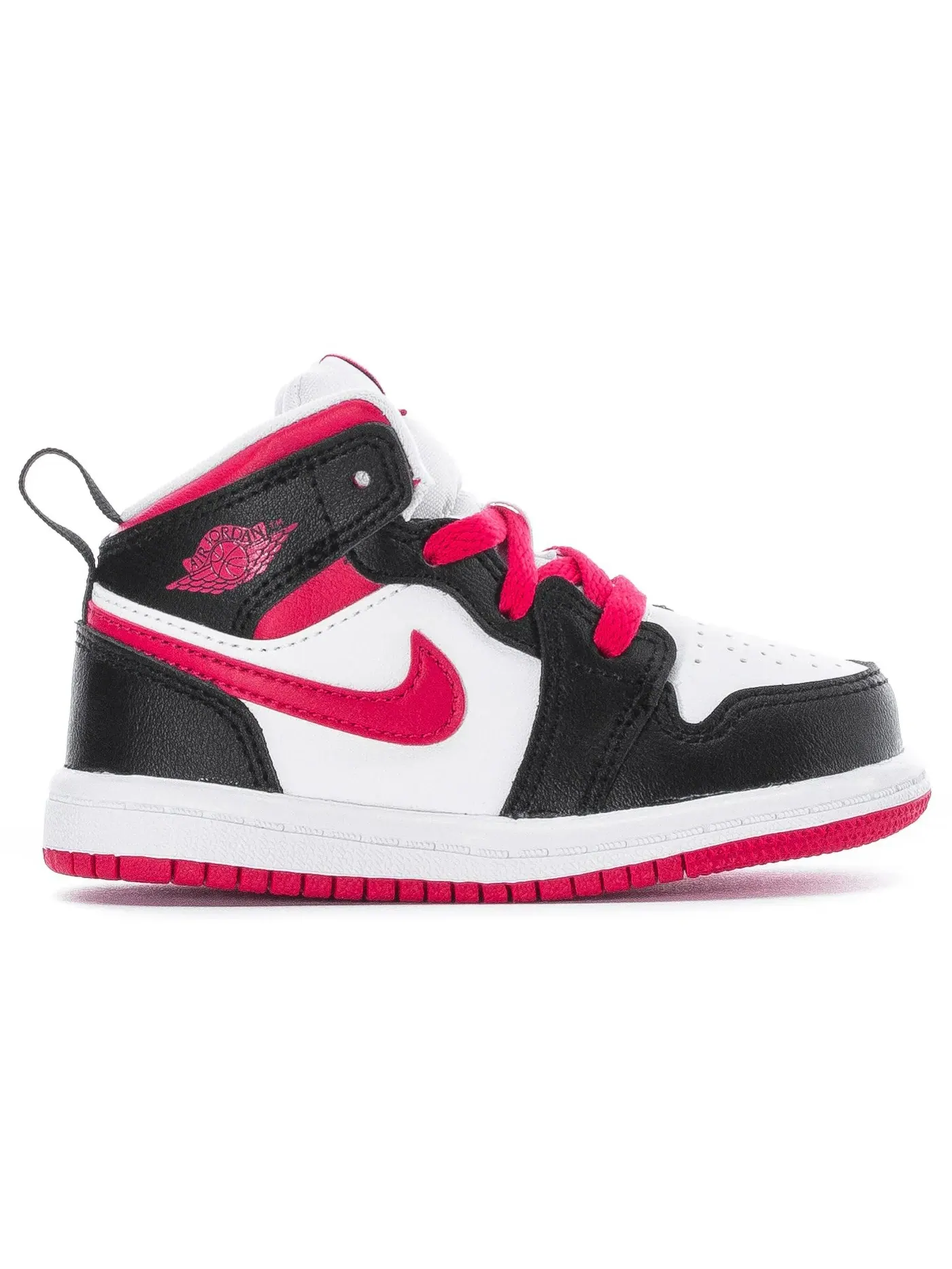 Детские кроссовки с контрастными вставками Jordan 1 Mid Jordan — изображение 1 из 1, белый//черный