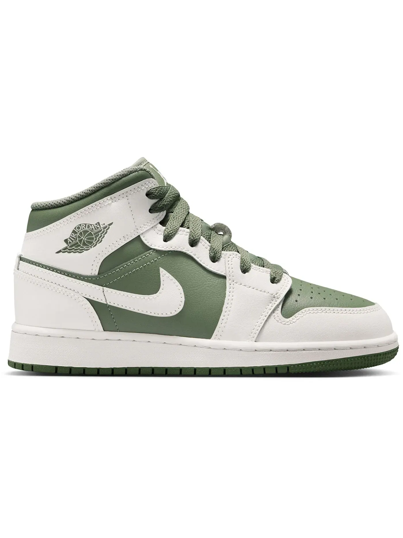 Детские кроссовки Lifestyle Jordan 1 Mid — изображение 1 из 1, белый/винтажный