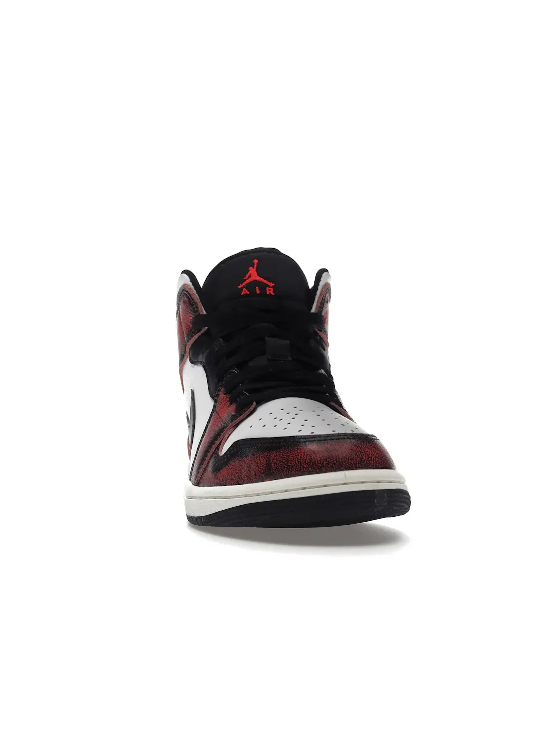 Мужские кроссовки Lifestyle с кожаным верхом Jordan 1 Mid Jordan — изображение 2 из 4, черный/-белый