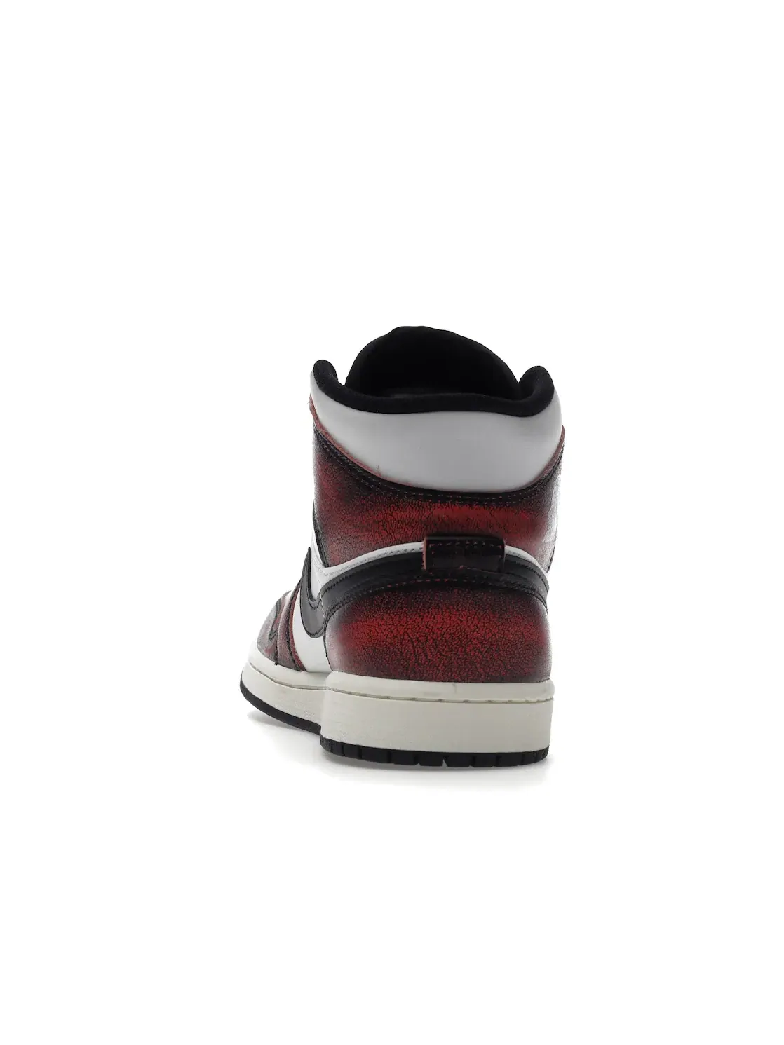 Мужские кроссовки Lifestyle с кожаным верхом Jordan 1 Mid Jordan — изображение 4 из 4, черный/-белый
