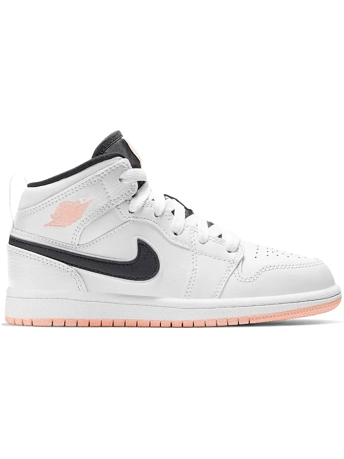Детские кроссовки Lifestyle Jordan 1 Mid Jordan — изображение 1 из 1, белый//оранжевый