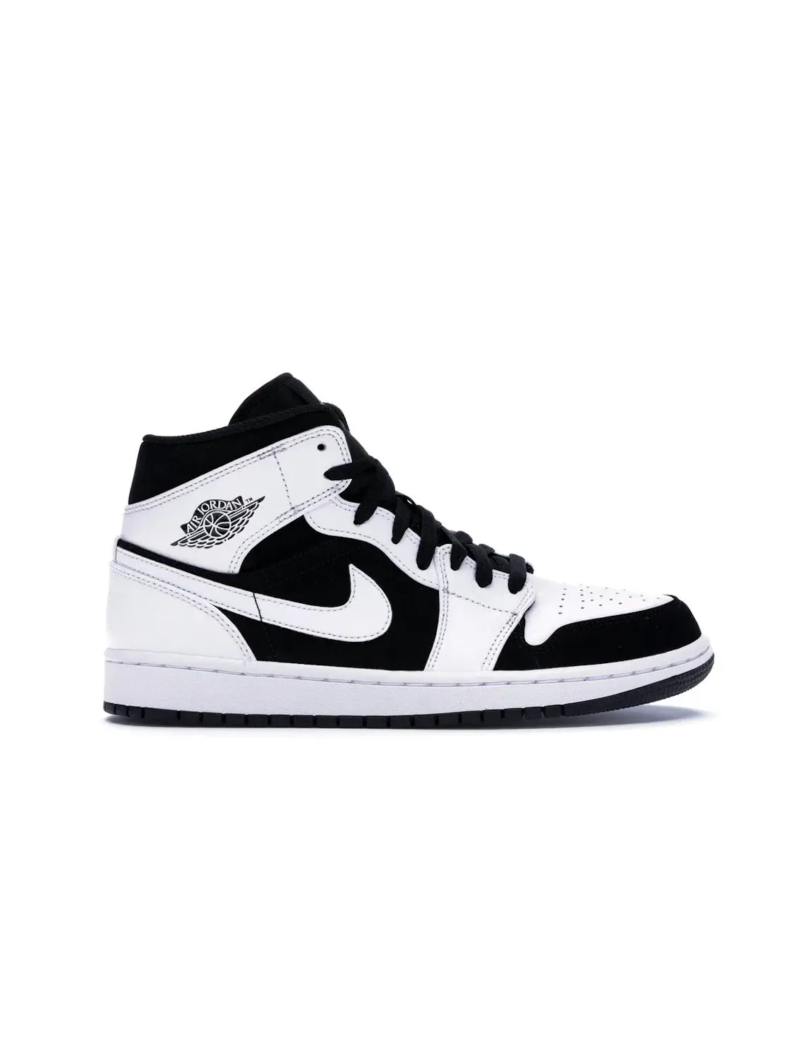 Мужские кроссовки с высоким верхом Jordan 1 Mid Jordan — изображение 1 из 4, белый/черный-белый