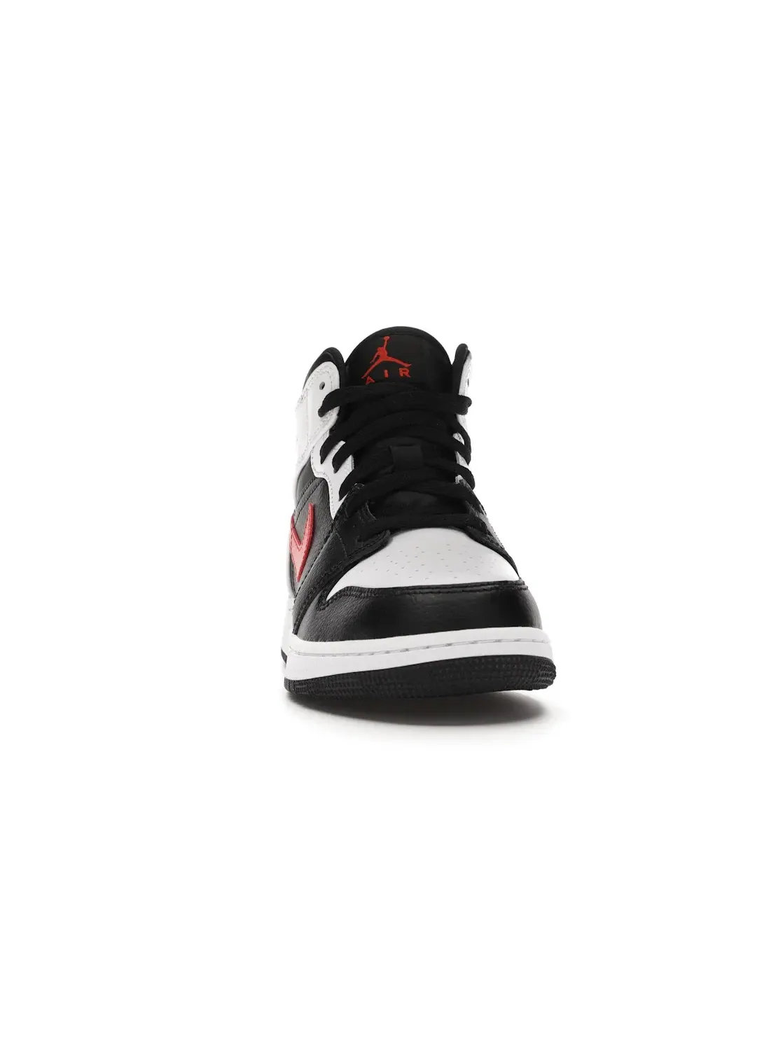 Детские кроссовки Lifestyle с кожаным верхом Jordan 1 Mid Jordan — изображение 2 из 4, черный/красный-белый