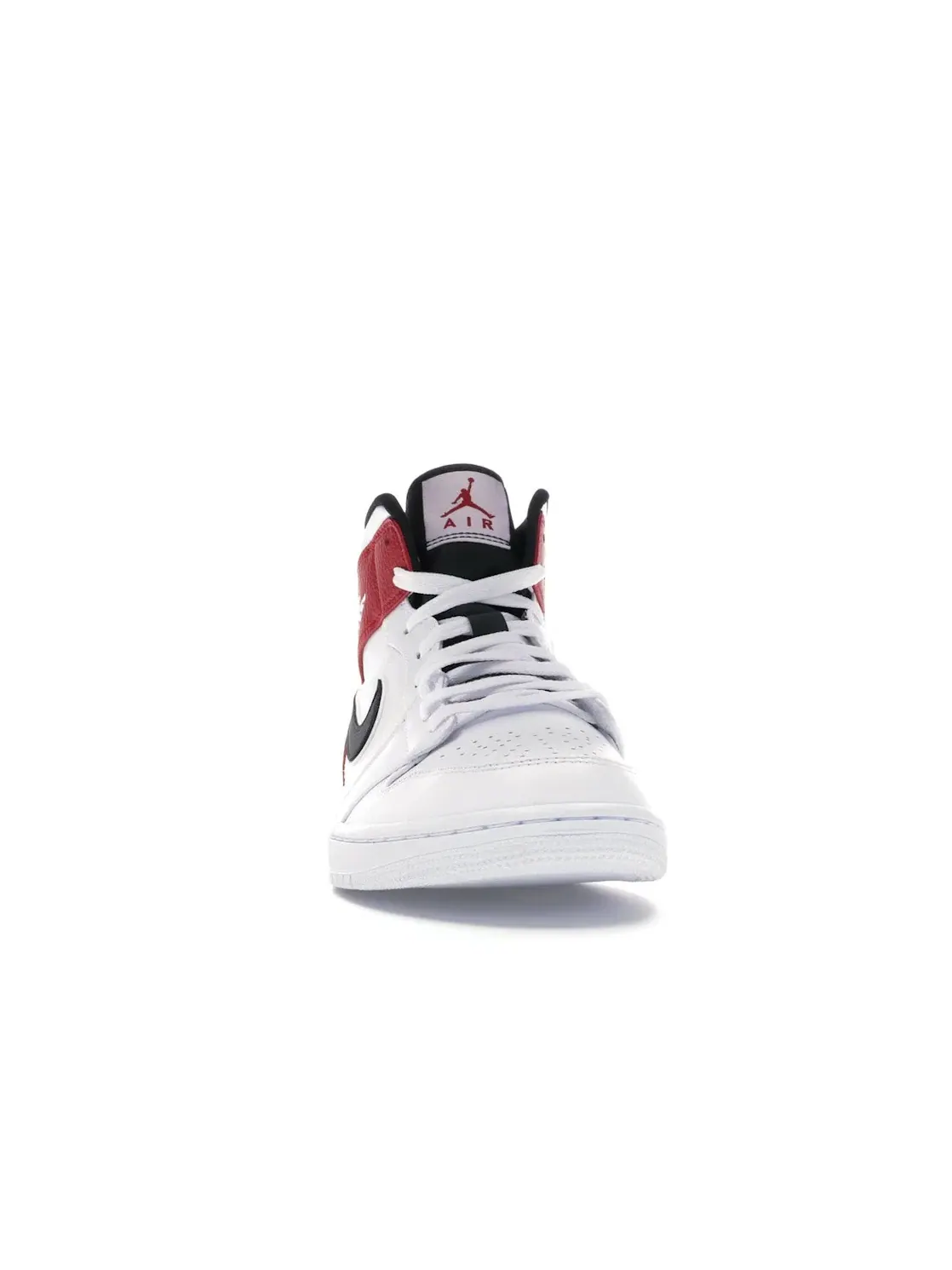Мужские кроссовки с кожаным верхом Jordan 1 Mid Jordan — изображение 2 из 4, белый/черный-красный