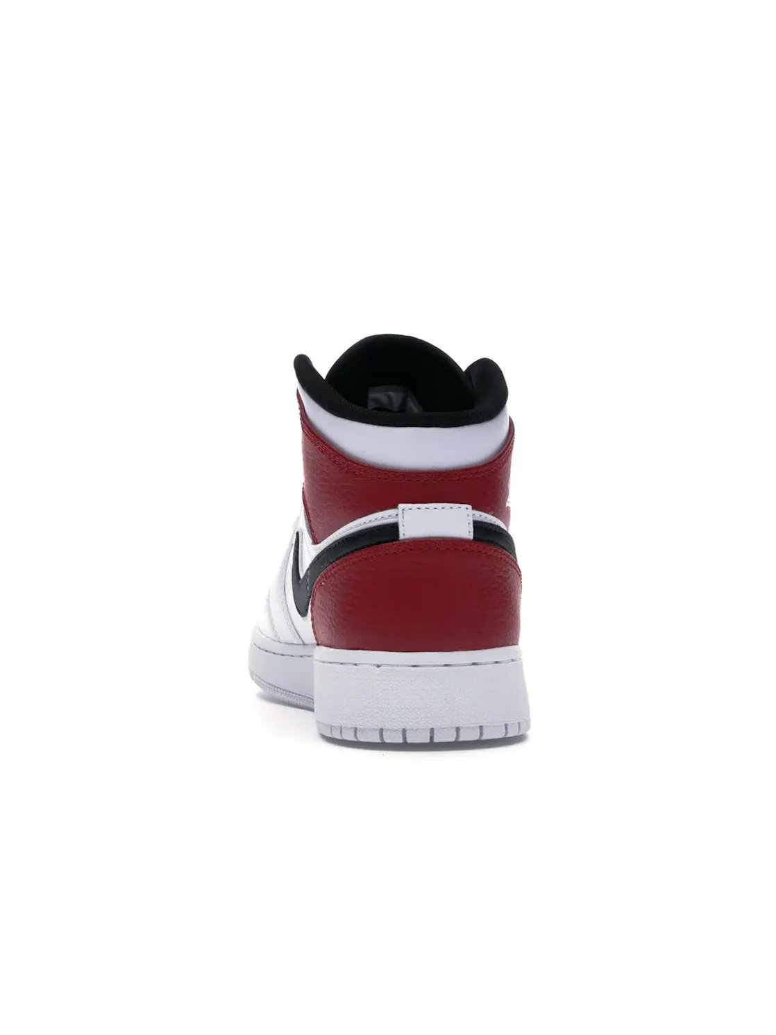 Детские кроссовки с высоким верхом Jordan 1 Mid — изображение 4 из 4, белый/черный-красный