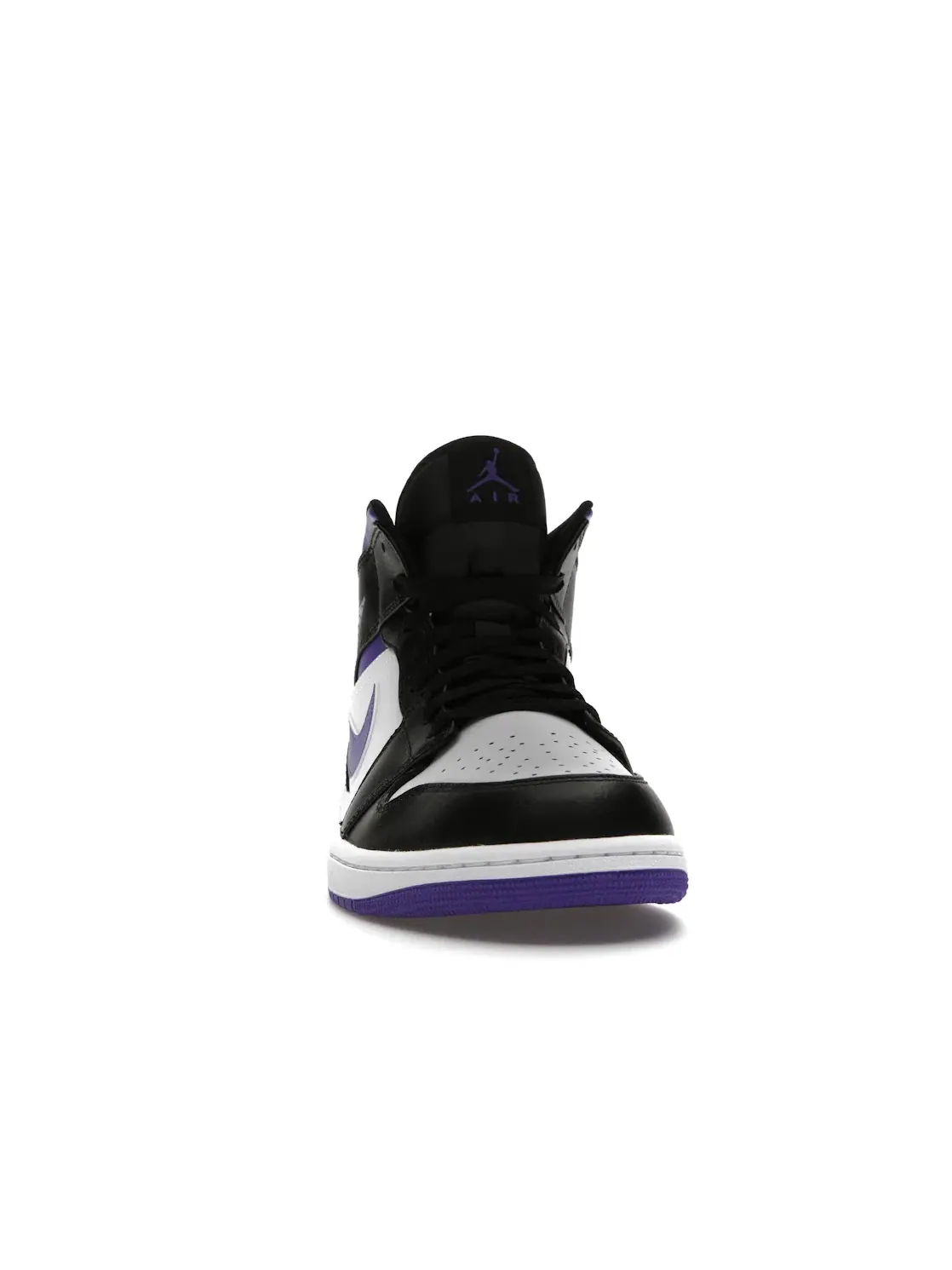 Мужские кроссовки с контрастными акцентами Jordan 1 Mid Jordan — изображение 2 из 4, черный/темный-белый