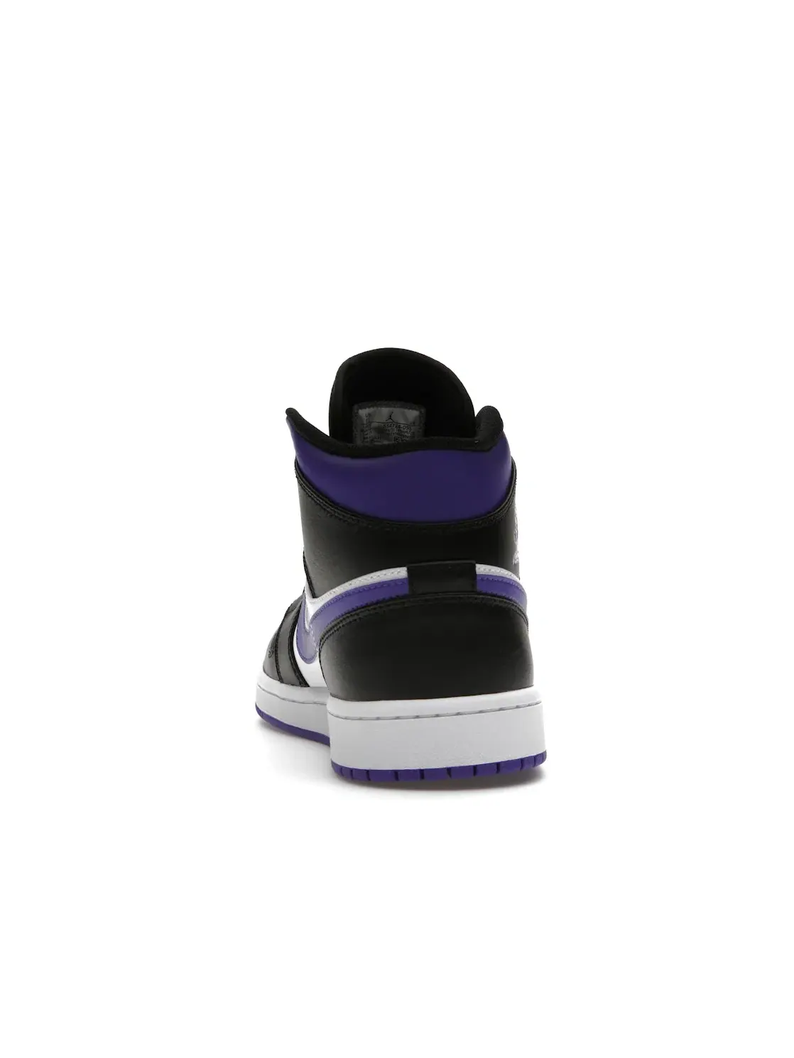 Мужские кроссовки с контрастными акцентами Jordan 1 Mid Jordan — изображение 4 из 4, черный/темный-белый