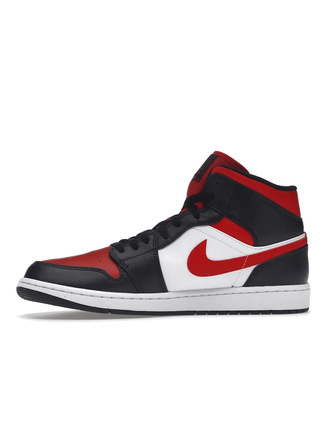 Мужские кроссовки Lifestyle Jordan 1 Mid — изображение 3 из 4, белый/черный-красный