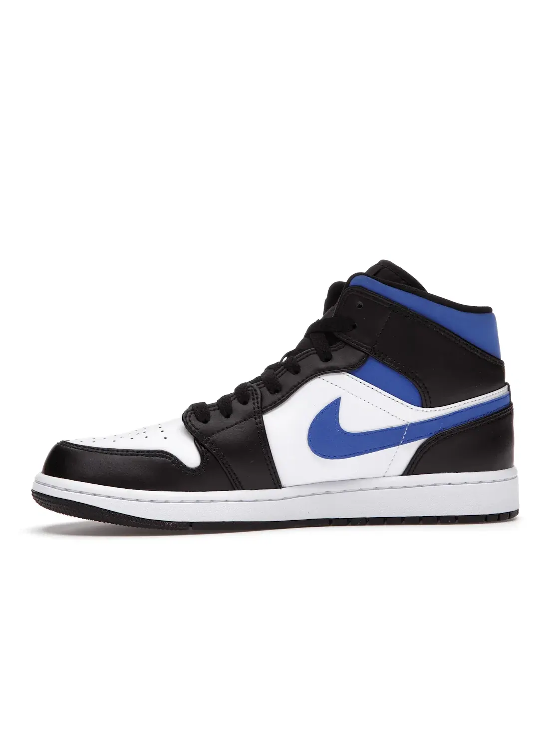 Мужские кроссовки lifestyle с принтом Jordan 1 Mid Jordan — изображение 3 из 4, белый/синий-черный