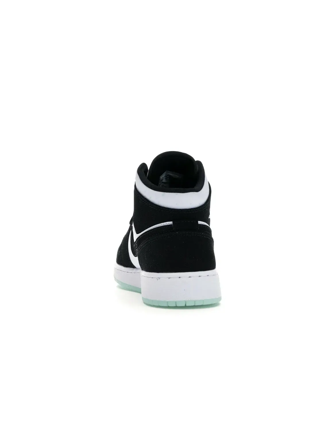 Детские кроссовки Lifestyle с контрастными деталями Jordan 1 Mid Jordan — изображение 4 из 4, белый/черный