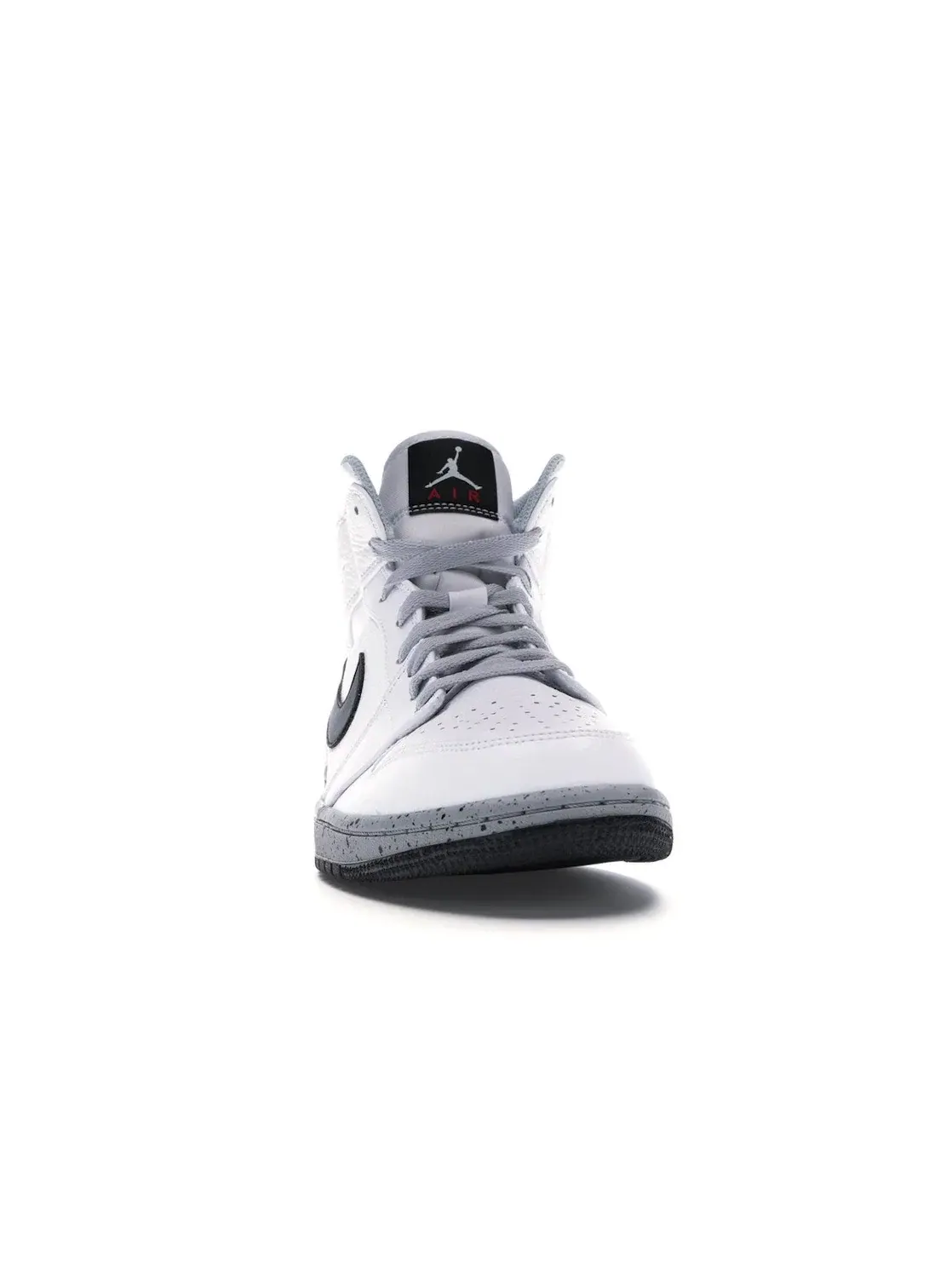 Мужские кроссовки Lifestyle Jordan 1 Mid White Cement Jordan — изображение 2 из 4, белый/черный-серый