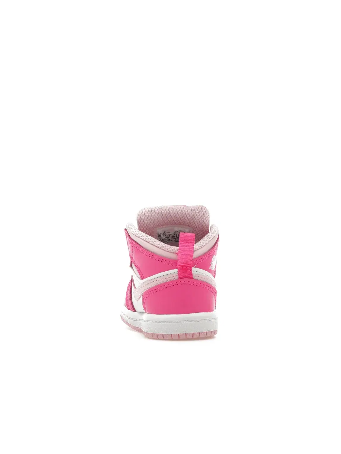 Детские кроссовки с высоким верхом Jordan 1 Mid — изображение 4 из 4, белый/розовый/розовый