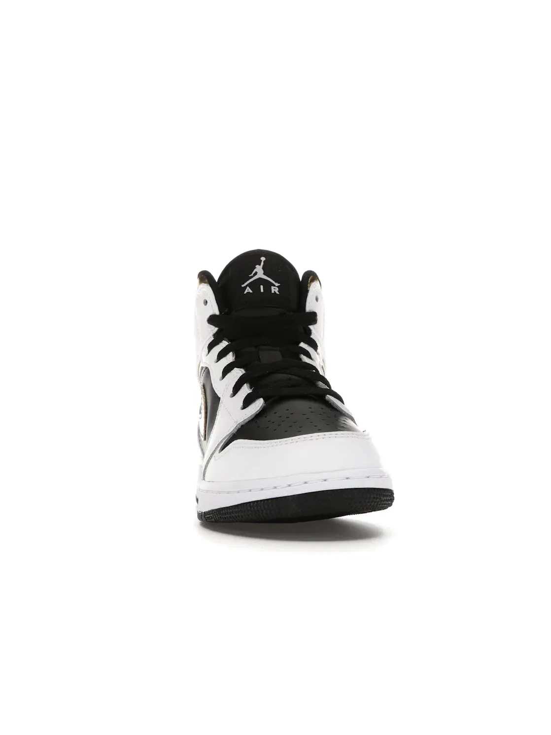 Детские кроссовки Lifestyle с принтом Jordan 1 Mid Jordan — изображение 2 из 4, белый/мульти--черный