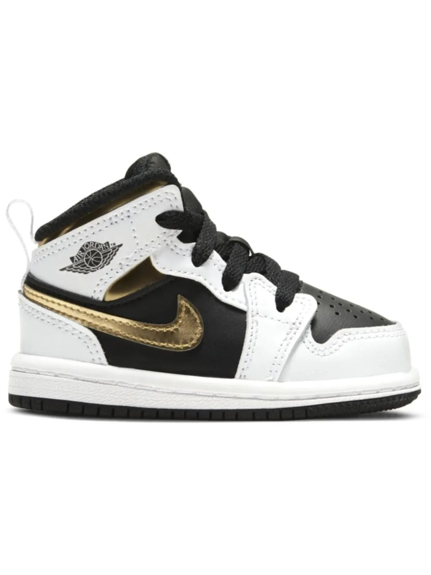 Детские кроссовки Lifestyle Jordan 1 Mid Jordan — изображение 1 из 1, белый/мульти-/черный