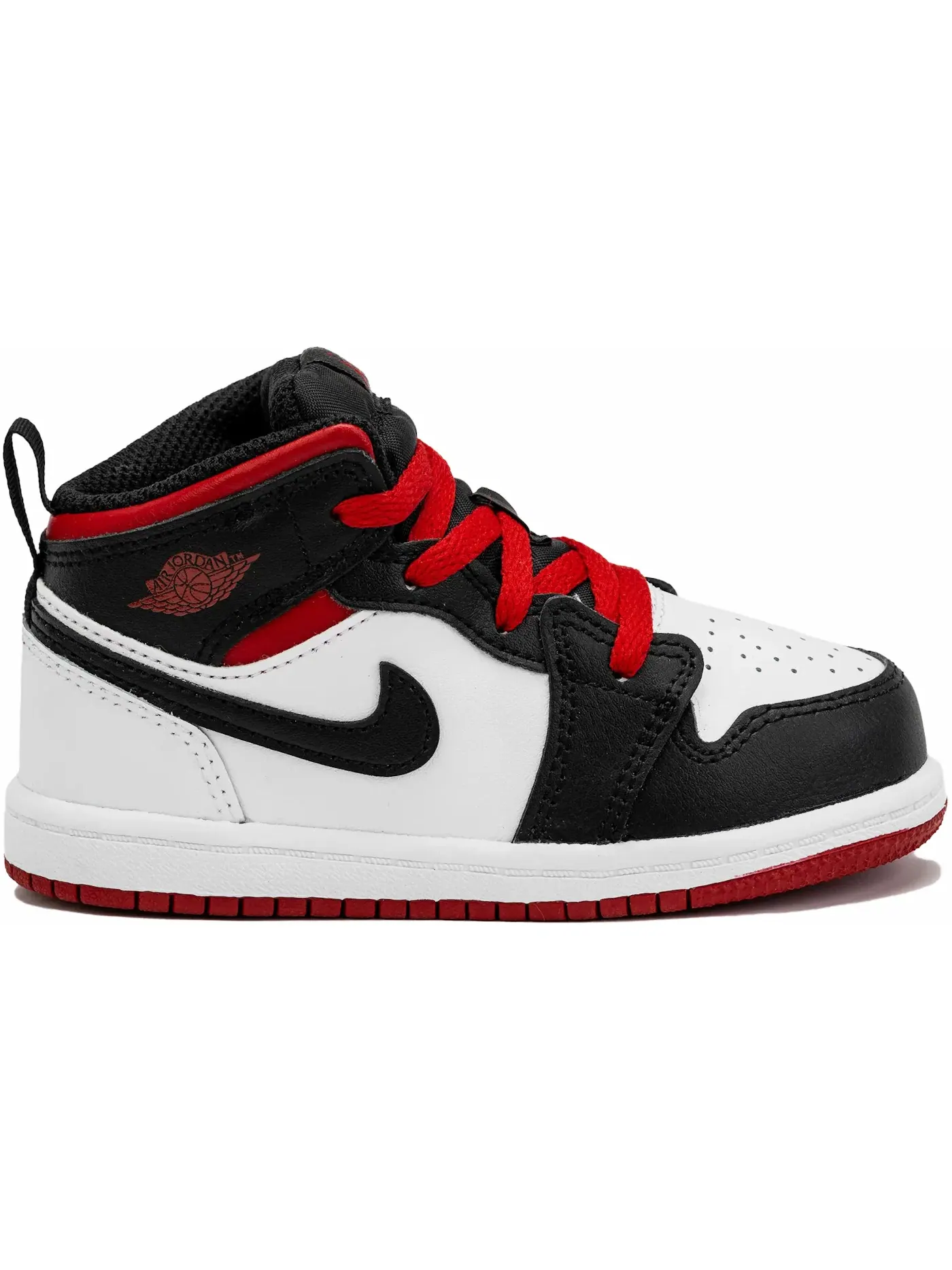 Детские кроссовки Lifestyle Jordan 1 Mid Jordan — изображение 1 из 1, белый/черный/красный