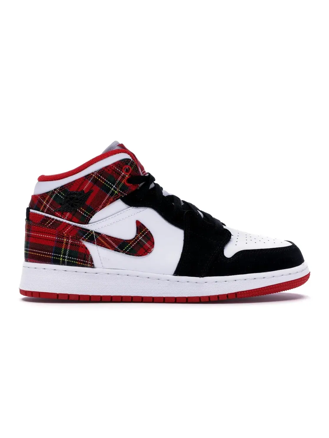 Детские кроссовки с принтом Jordan 1 Mid Jordan — изображение 1 из 4, красный/черный-белый