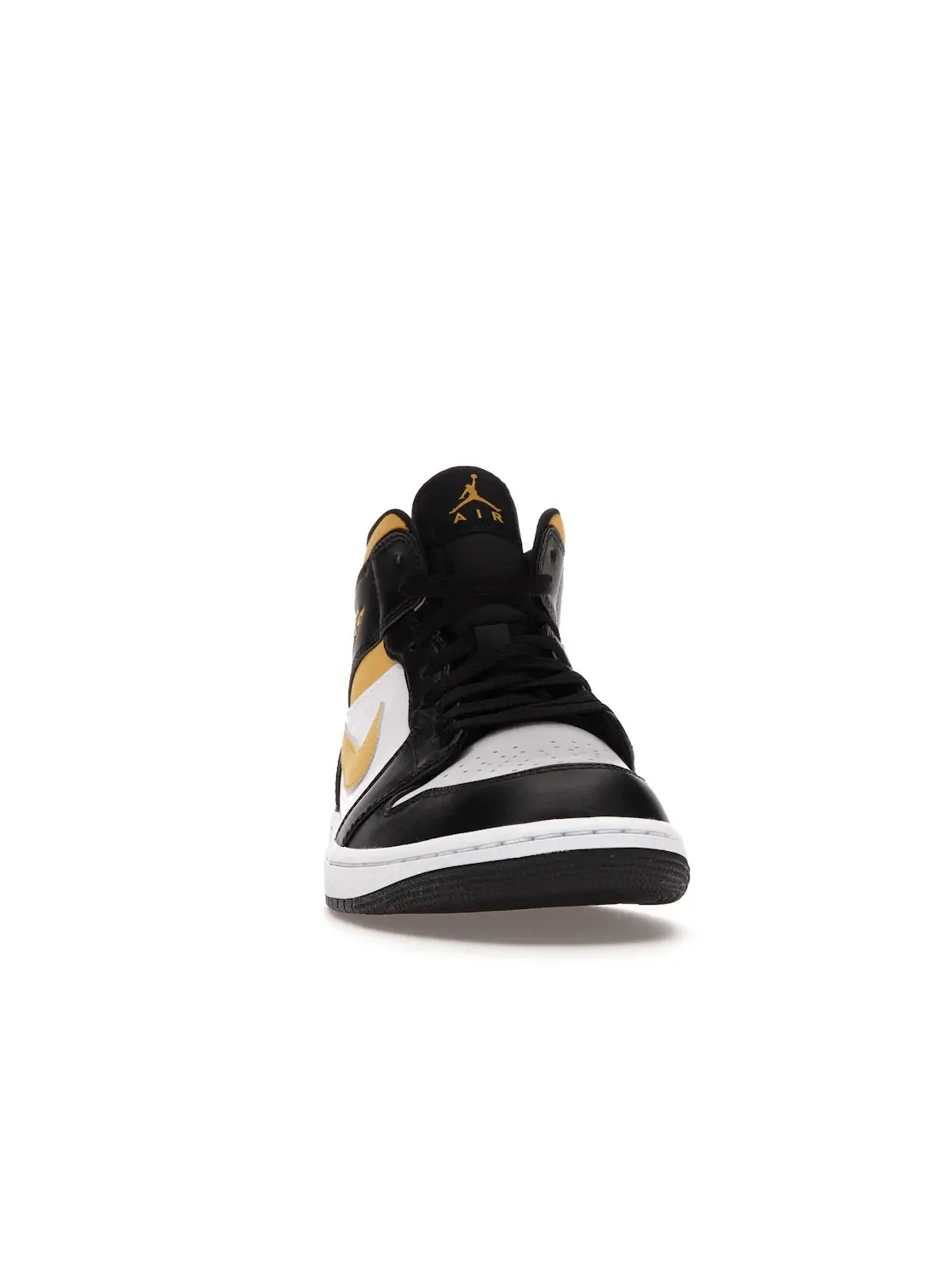 Мужские кроссовки с кожаным верхом Jordan 1 Mid — изображение 2 из 4, белый/черный