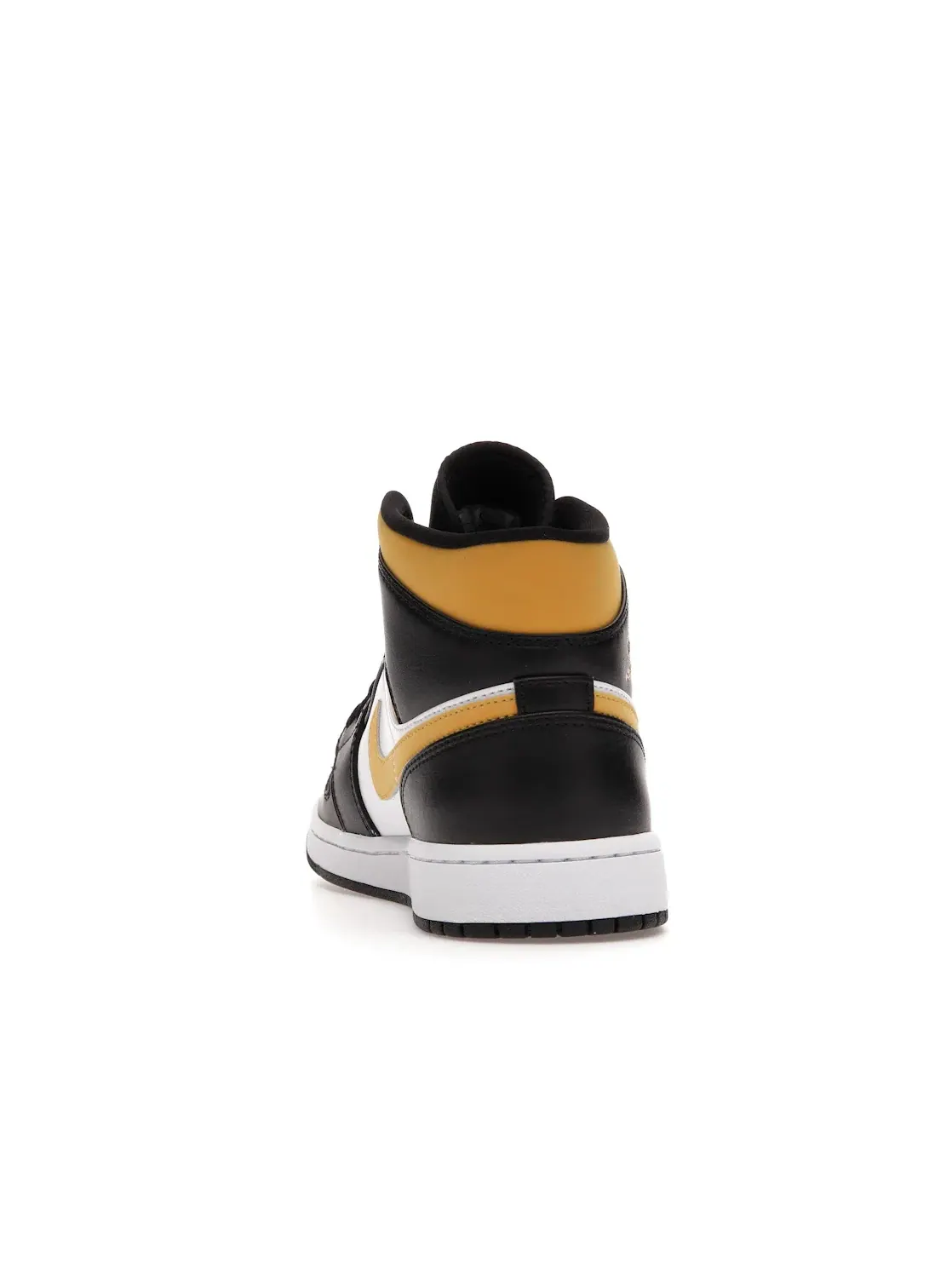 Мужские кроссовки с кожаным верхом Jordan 1 Mid — изображение 4 из 4, белый/черный
