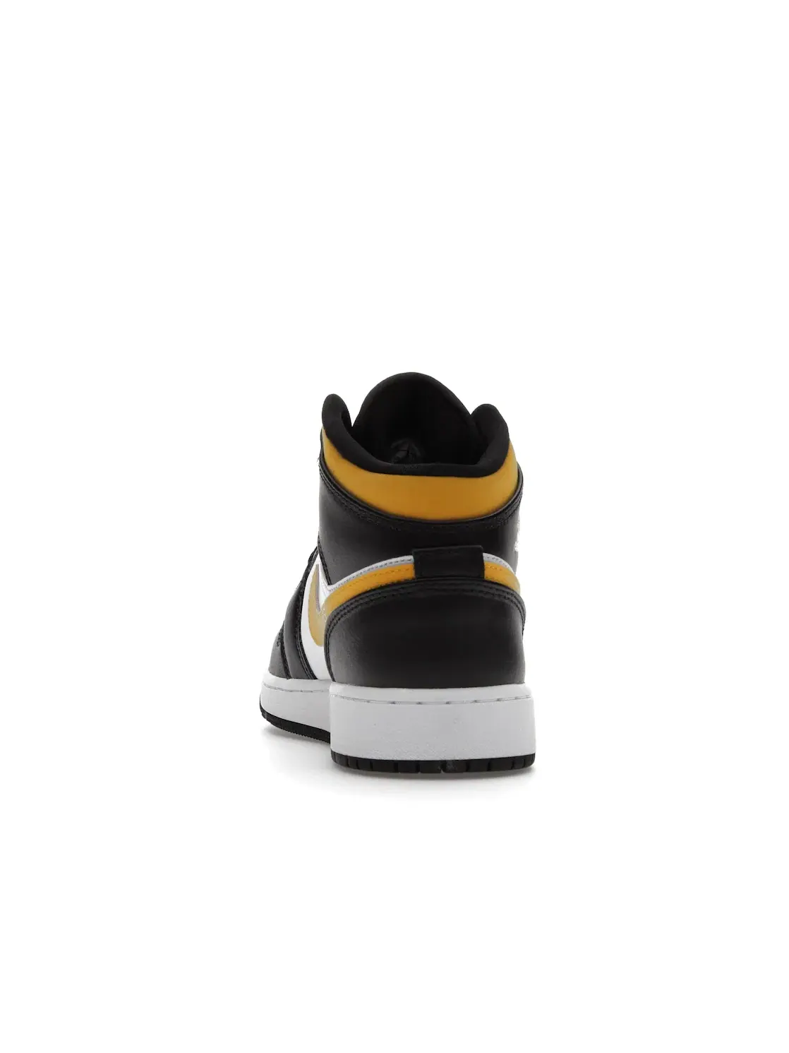 Детские кроссовки с замшевыми вставками Jordan 1 Mid — изображение 4 из 4, белый/-черный